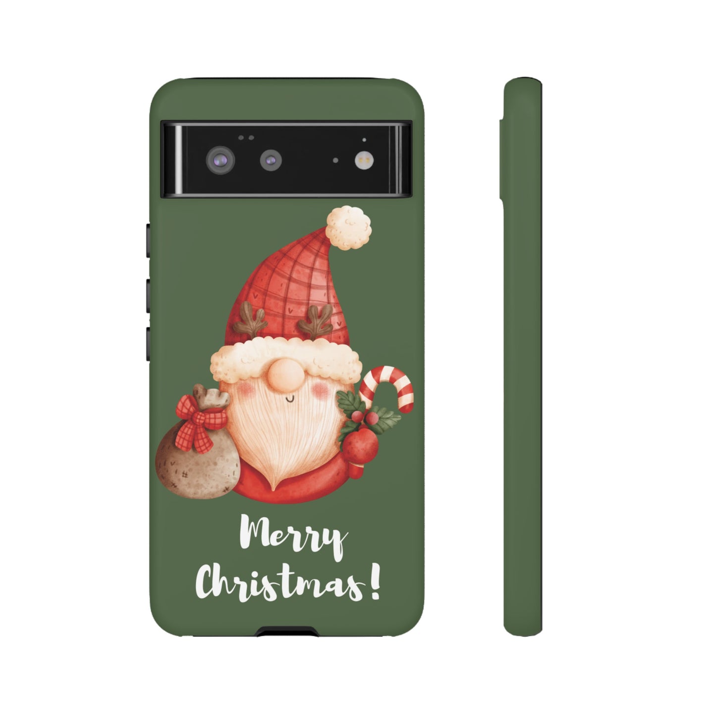 Cute Merry Christmas Wallpaper Phone Case | iPhone 15 Plus/ Pro, 14, 13, 12| Google Pixel 7, Pro, 5| Samsung Galaxy S23 All Major Phone Models