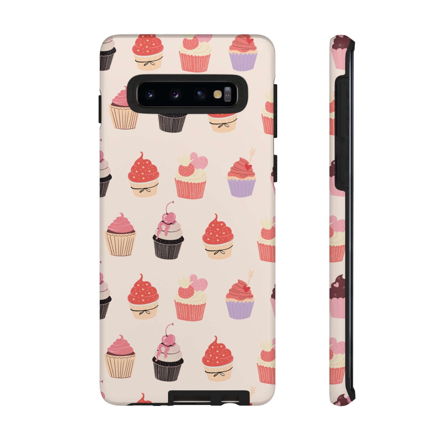 Cupcake Collage Wallpaper Phone Case | iPhone 15 Plus/ Pro, 14, 13, 12| Google Pixel 7, Pro, 5| Samsung Galaxy S23 All Major Phone Models