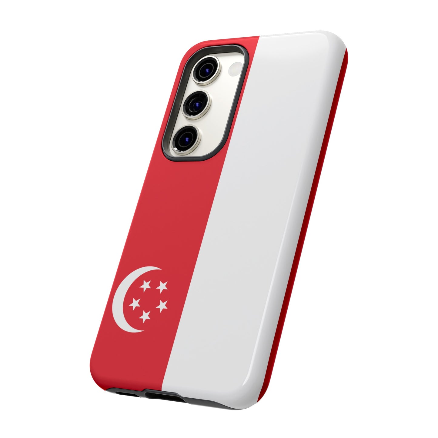 Singapore Flag Phone Case | iPhone 15 Plus/ Pro, 14, 13, 12| Google Pixel 7, Pro, 5| Samsung Galaxy S23 All Major Phone Models