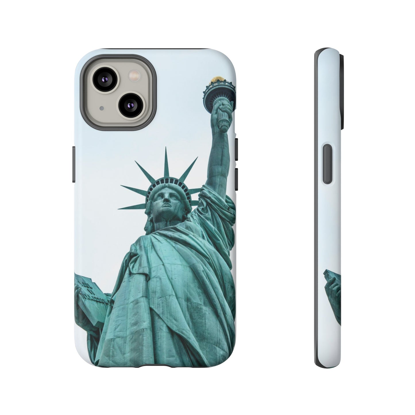 Statue of Liberty Wallpaper Phone Case | iPhone 15 Plus/ Pro, 14, 13, 12| Google Pixel 7, Pro, 5| Samsung Galaxy S23 All Major Phone Models