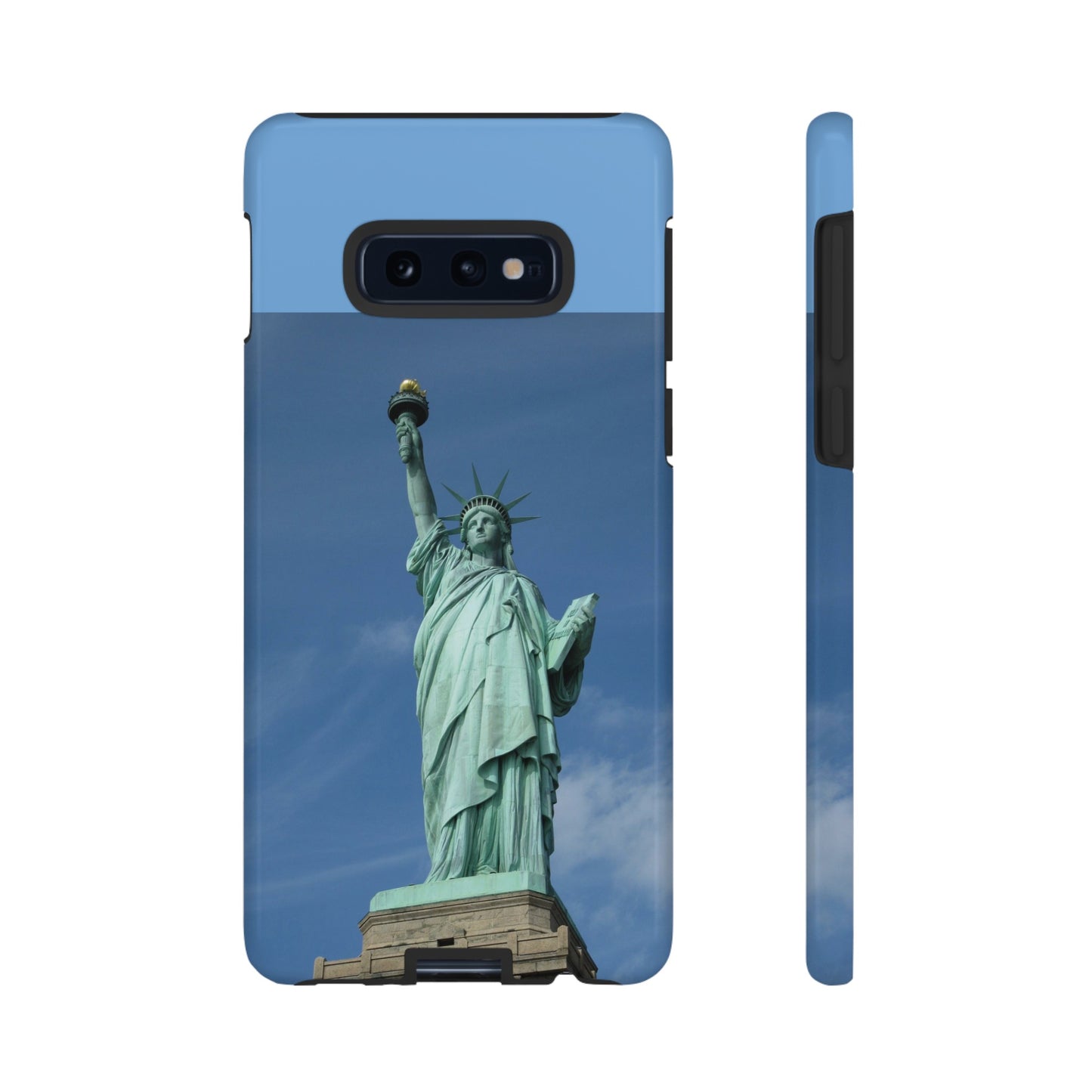 Statue Of Liberty Wallpaper Phone Case | iPhone 15 Plus/ Pro, 14, 13, 12| Google Pixel 7, Pro, 5| Samsung Galaxy S23 All Major Phone Models