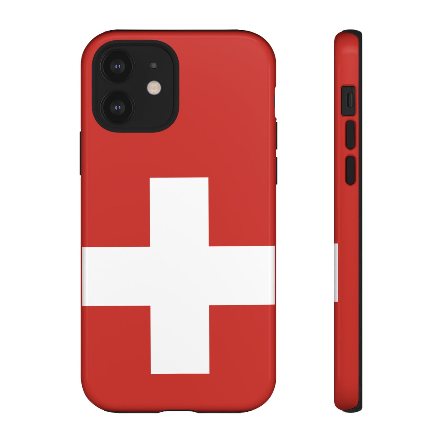 Switzerland Flag Phone Case | iPhone 15 Plus/ Pro, 14, 13, 12| Google Pixel 7, Pro, 5| Samsung Galaxy S23 All Major Phone Models