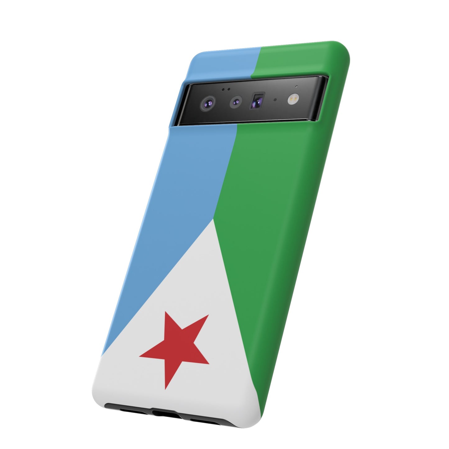 Djibouti Flag Phone Case | iPhone 15 Plus/ Pro, 14, 13, 12| Google Pixel 7, Pro, 5| Samsung Galaxy S23 All Major Phone Models