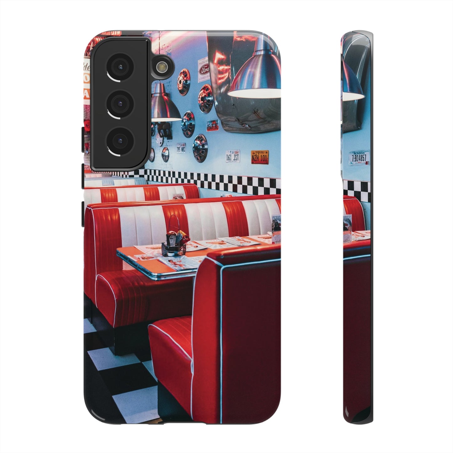 Diner Wallpaper Phone Case | iPhone 15 Plus/ Pro, 14, 13, 12| Google Pixel 7, Pro, 5| Samsung Galaxy S23 All Major Phone Models