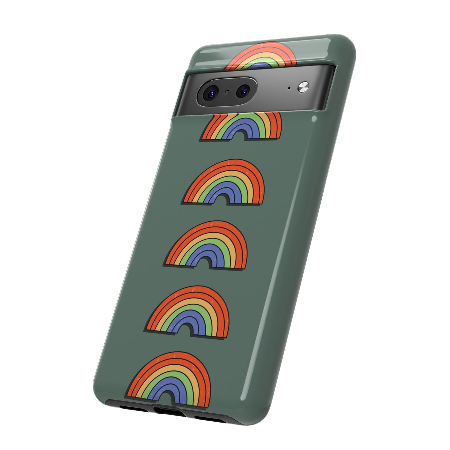 Rainbow Wallpaper Phone Case | iPhone 15 Plus/ Pro, 14, 13, 12| Google Pixel 7, Pro, 5| Samsung Galaxy S23 All Major Phone Models