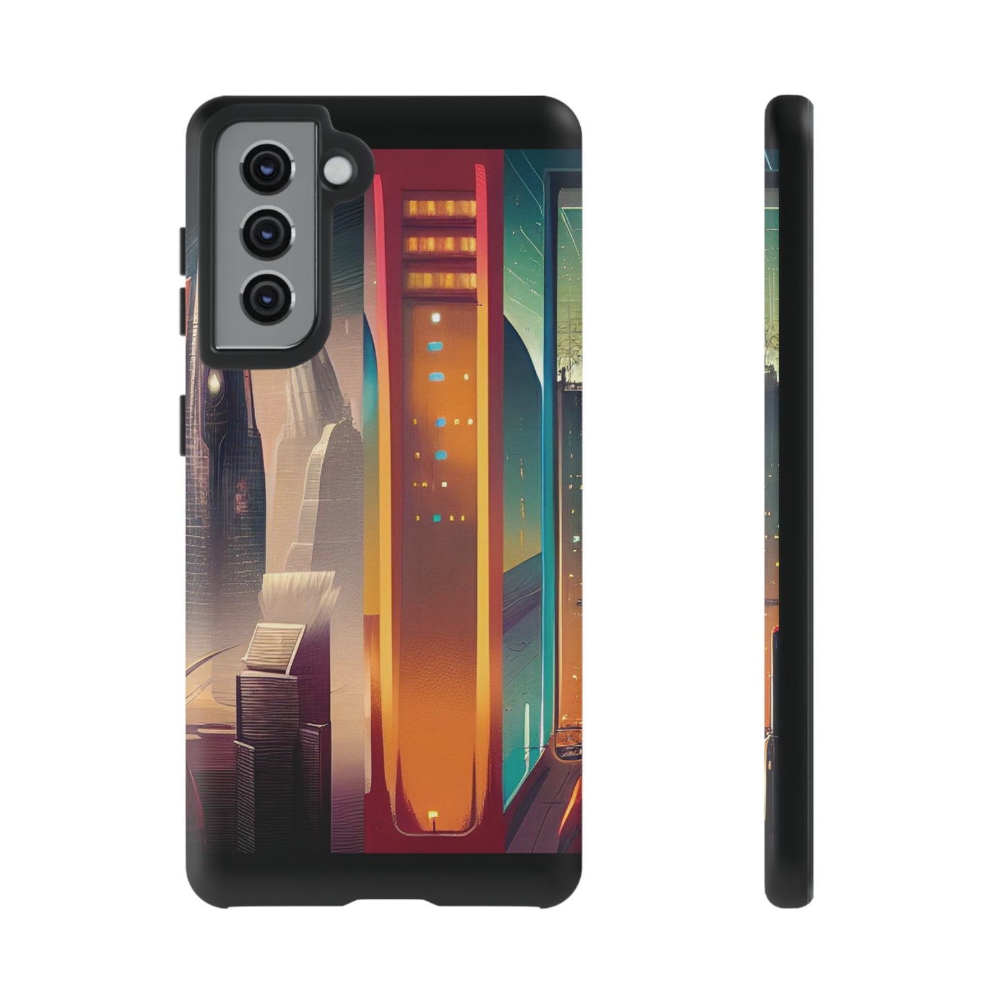 Sci-Fi  Buildings Wallpaper Phone Case | iPhone 15 Plus/ Pro, 14, 13, 12| Google Pixel 7, Pro, 5| Samsung Galaxy S23 All Major Phone Models