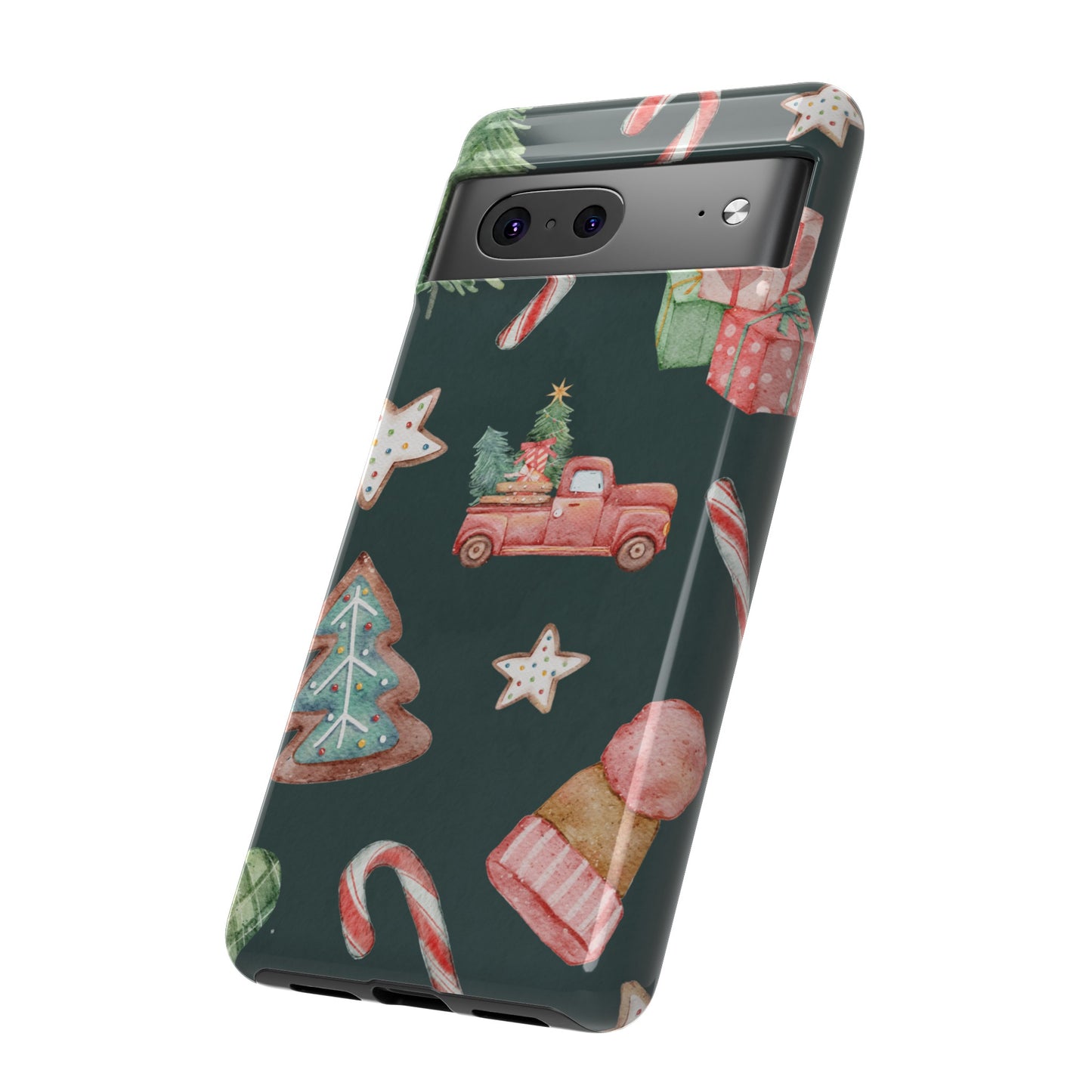 Festive Christmas Wallpaper Phone Case | iPhone 15 Plus/ Pro, 14, 13, 12| Google Pixel 7, Pro, 5| Samsung Galaxy S23 All Major Phone Models