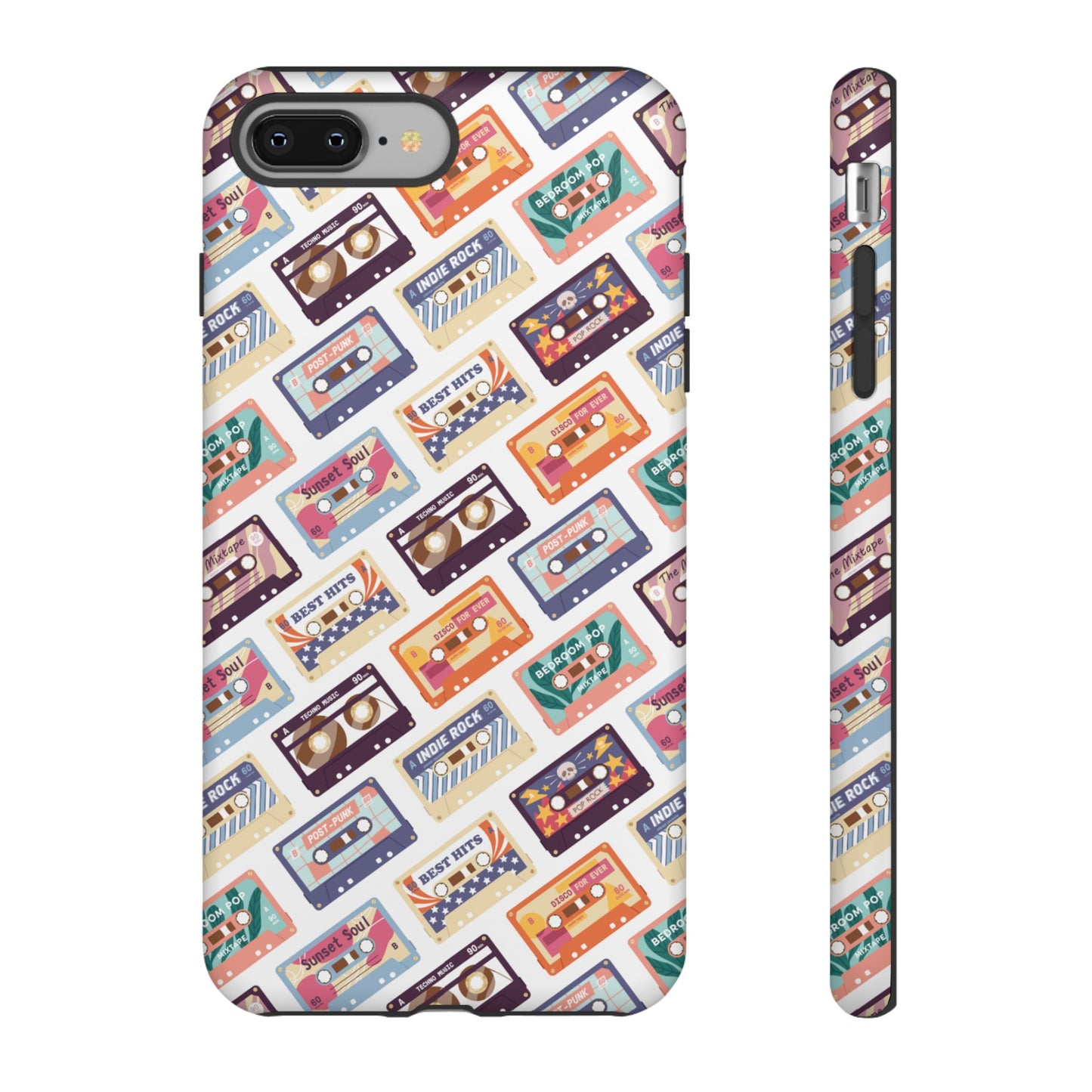 Retro Cassettes Phone Case | iPhone 15 Plus/ Pro, 14, 13, 12| Google Pixel 7, Pro, 5| Samsung Galaxy S23 All Major Phone Models