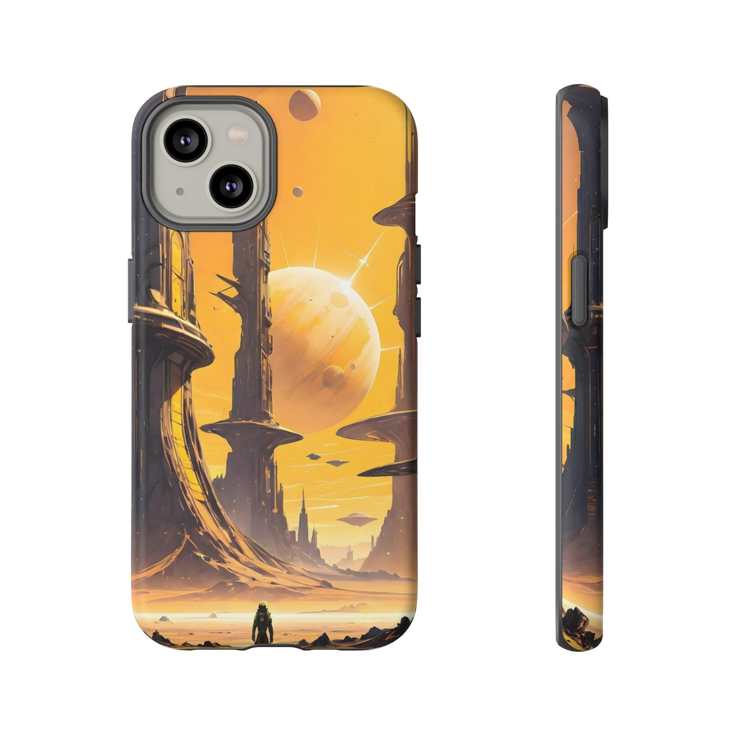 Distant Planets Sci Fi Wallpaper Phone Case | iPhone 15 Plus/ Pro, 14, 13, 12| Google Pixel 7, Pro, 5| Samsung Galaxy S23 All Major Phone Models