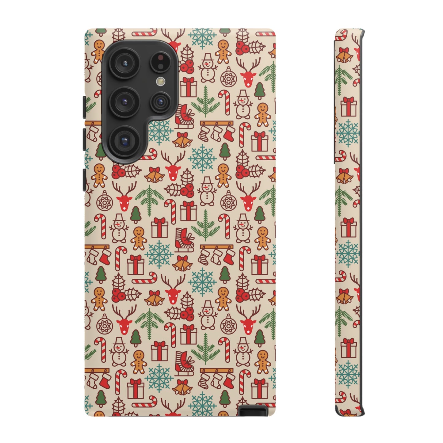 Collage Christmas Wallpaper Phone Case | iPhone 15 Plus/ Pro, 14, 13, 12| Google Pixel 7, Pro, 5| Samsung Galaxy S23 All Major Phone Models