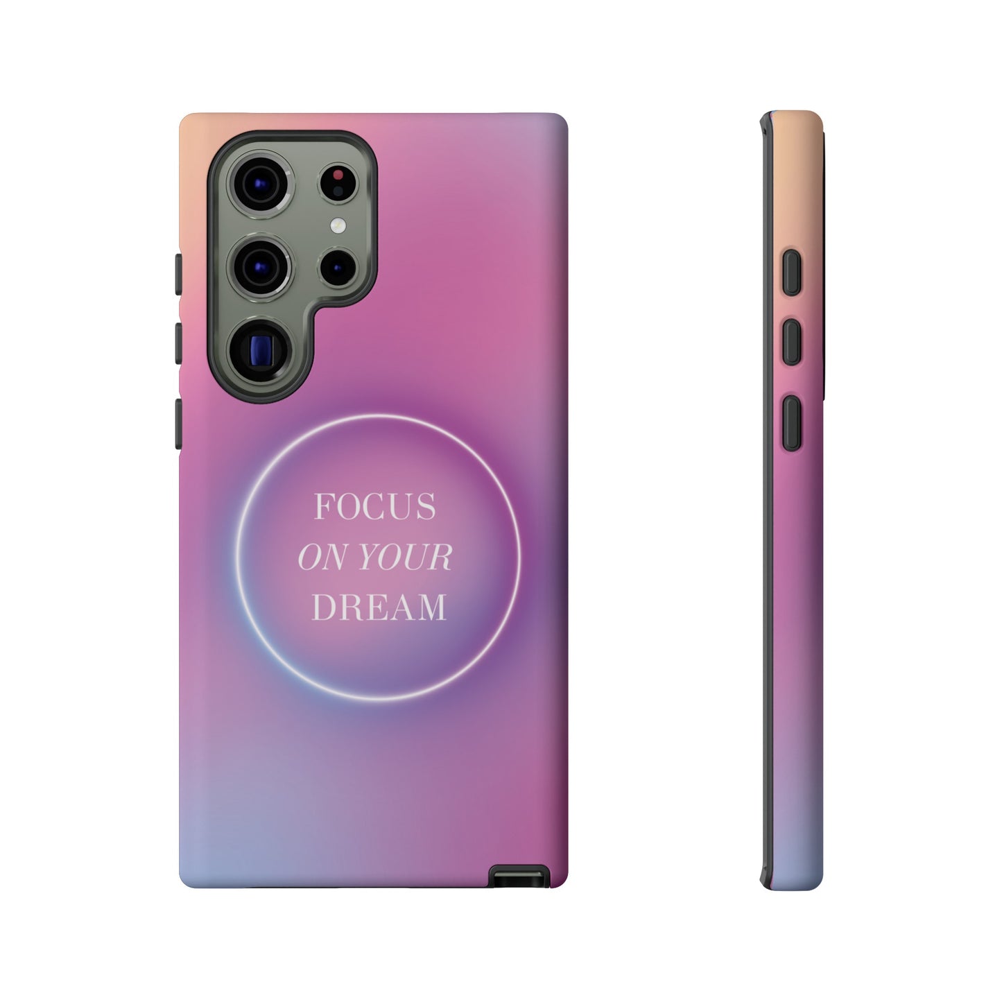 Focus On Your Dream Wallpaper Phone Case | iPhone 15 Plus/ Pro, 14, 13, 12| Google Pixel 7, Pro, 5| Samsung Galaxy S23 All Major Phone Models