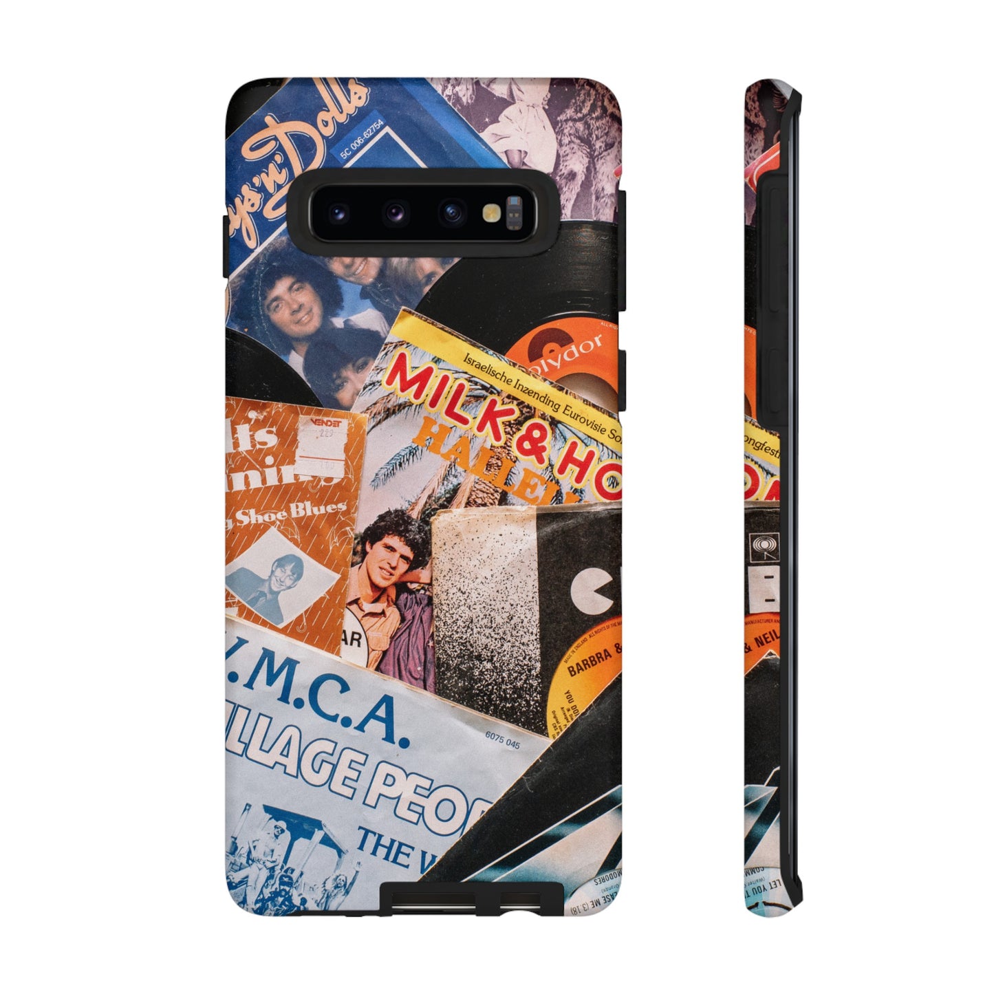 Retro Vinyl Wallpaper Phone Case | iPhone 15 Plus/ Pro, 14, 13, 12| Google Pixel 7, Pro, 5| Samsung Galaxy S23 All Major Phone Models