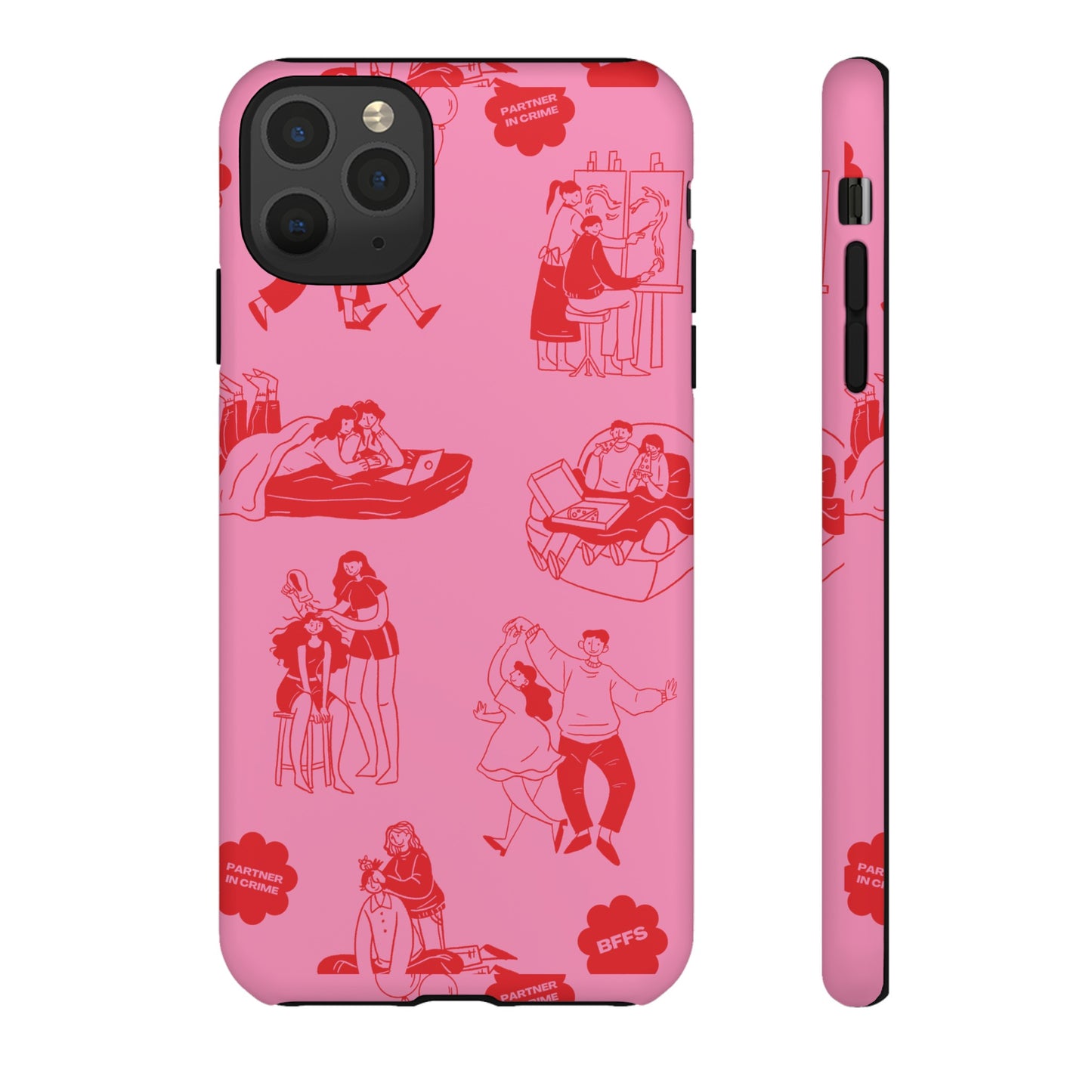 Pink Valentine's Day Wallpaper Phone Case | iPhone 15 Plus/ Pro, 14, 13, 12| Google Pixel 7, Pro, 5| Samsung Galaxy S23 All Major Phone Models