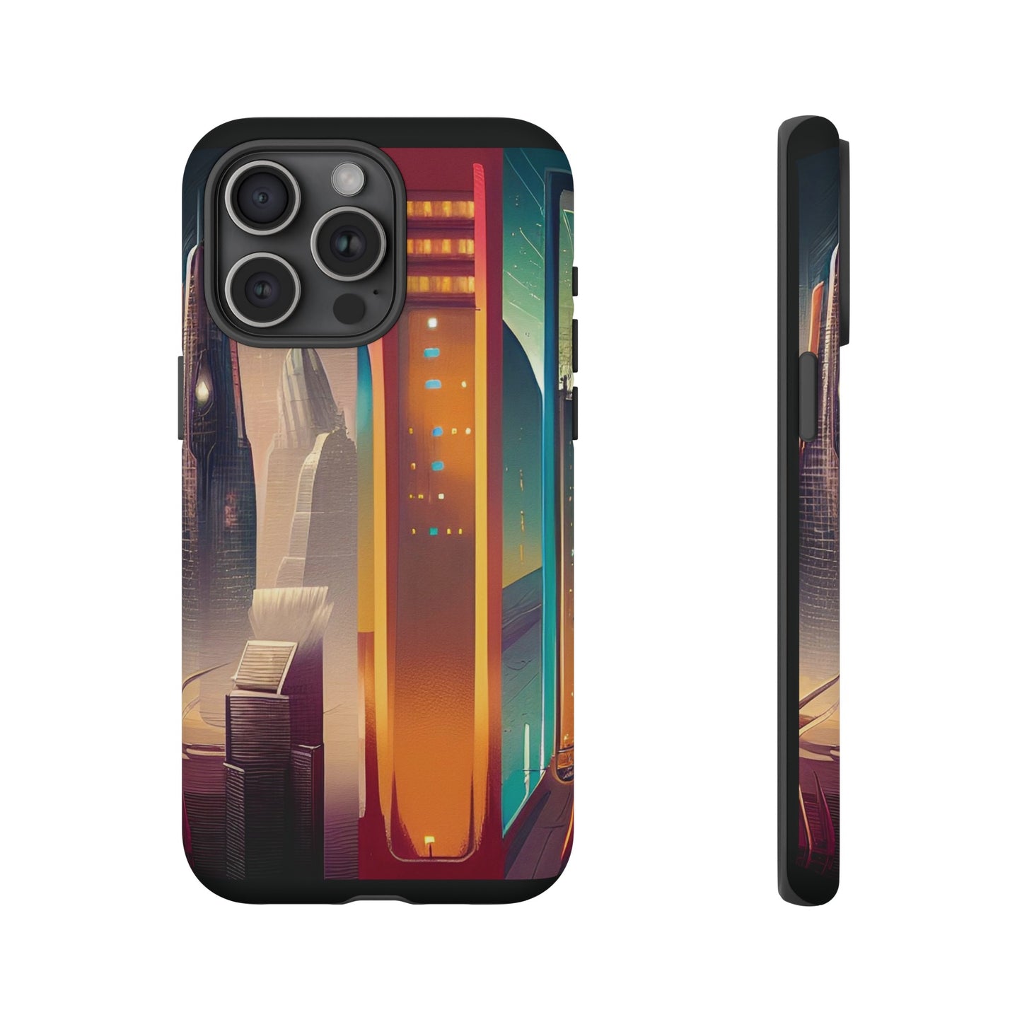 Sci-Fi  Buildings Wallpaper Phone Case | iPhone 15 Plus/ Pro, 14, 13, 12| Google Pixel 7, Pro, 5| Samsung Galaxy S23 All Major Phone Models