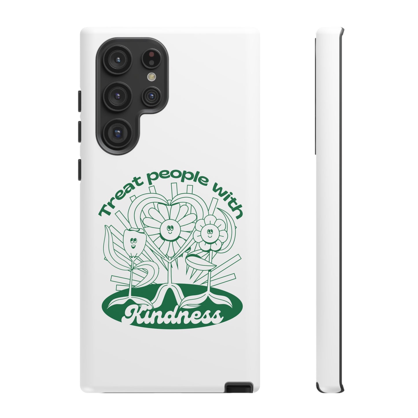 Treat People With Kindness Phone Case | iPhone 15 Plus/ Pro, 14, 13, 12| Google Pixel 7, Pro, 5| Samsung Galaxy S23 All Major Phone Models