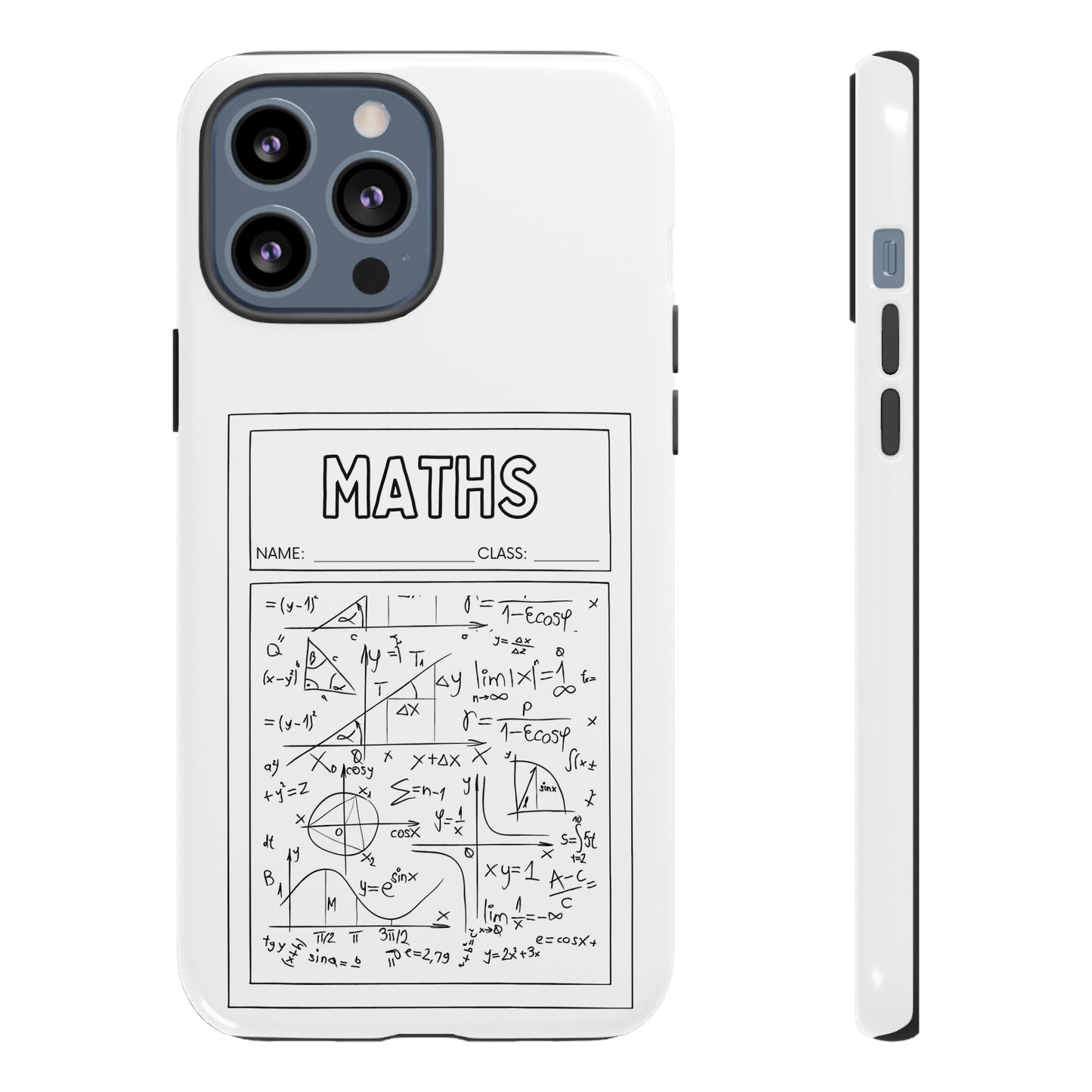 Maths Class Wallpaper Phone Case | iPhone 15 Plus/ Pro, 14, 13, 12| Google Pixel 7, Pro, 5| Samsung Galaxy S23 All Major Phone Models