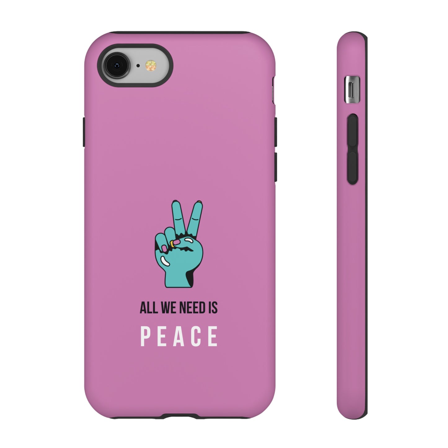 All We Need Is Peace Wallpaper Phone Case | iPhone 15 Plus/ Pro, 14, 13, 12| Google Pixel 7, Pro, 5| Samsung Galaxy S23 All Major Phone Models