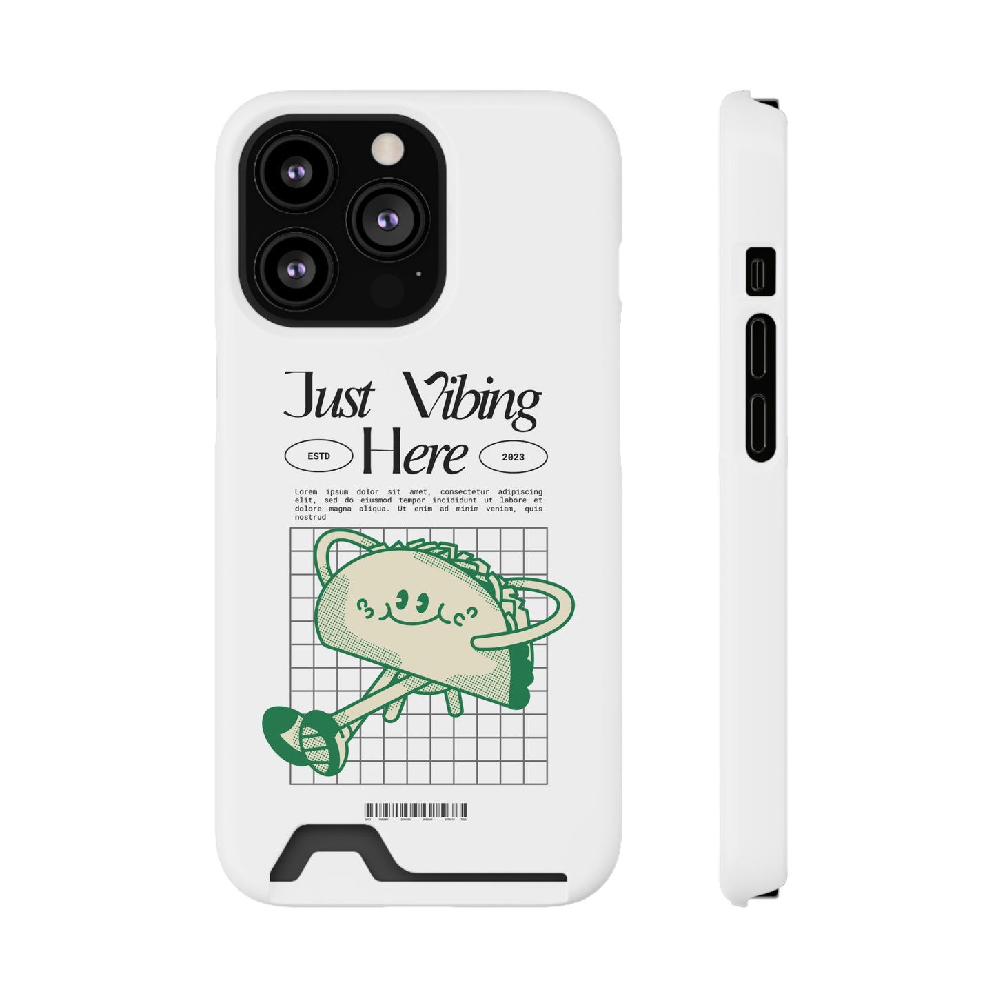 Just Vibing Here Phone Case | iPhone 15 Plus/ Pro, 14, 13, 12|Samsung Galaxy Models