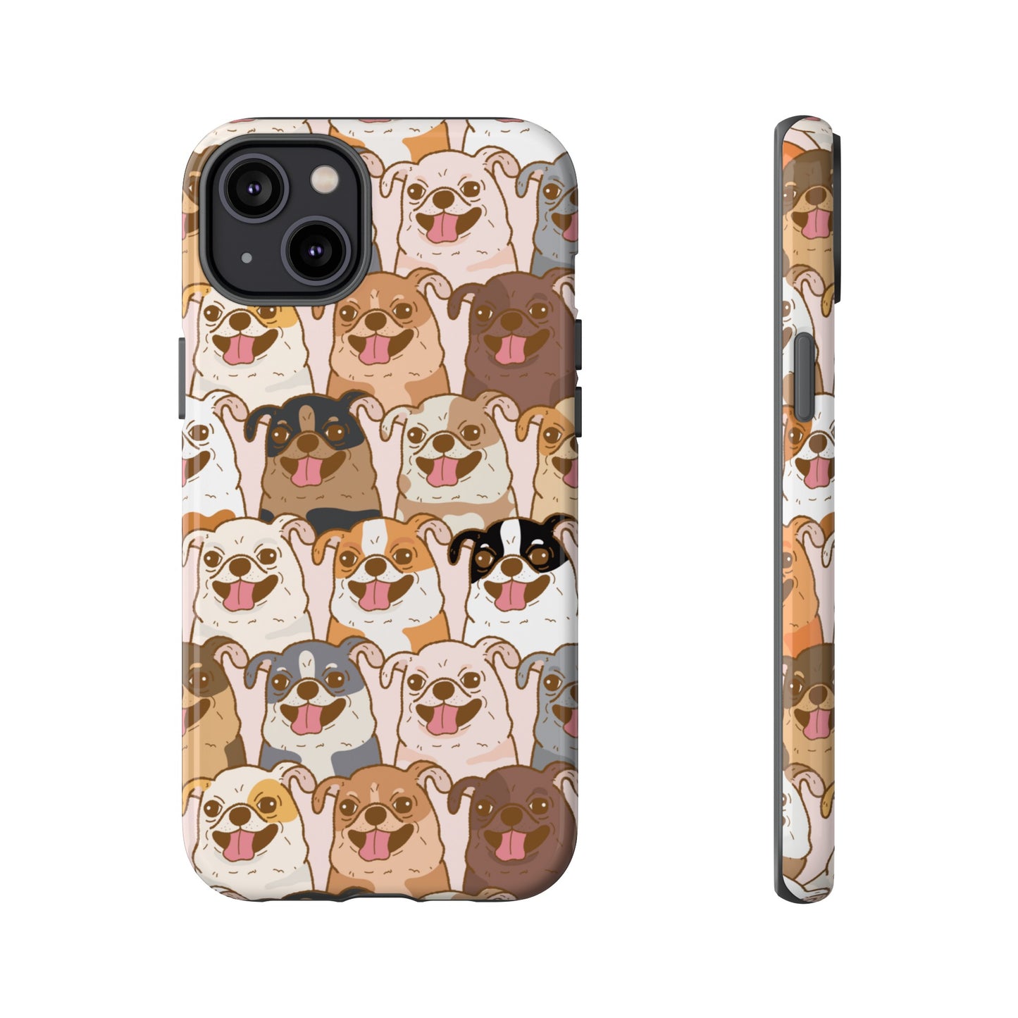 Dog Line Up Phone Case | iPhone 15 Plus/ Pro, 14, 13, 12| Google Pixel 7, Pro, 5| Samsung Galaxy S23 All Major Phone Models