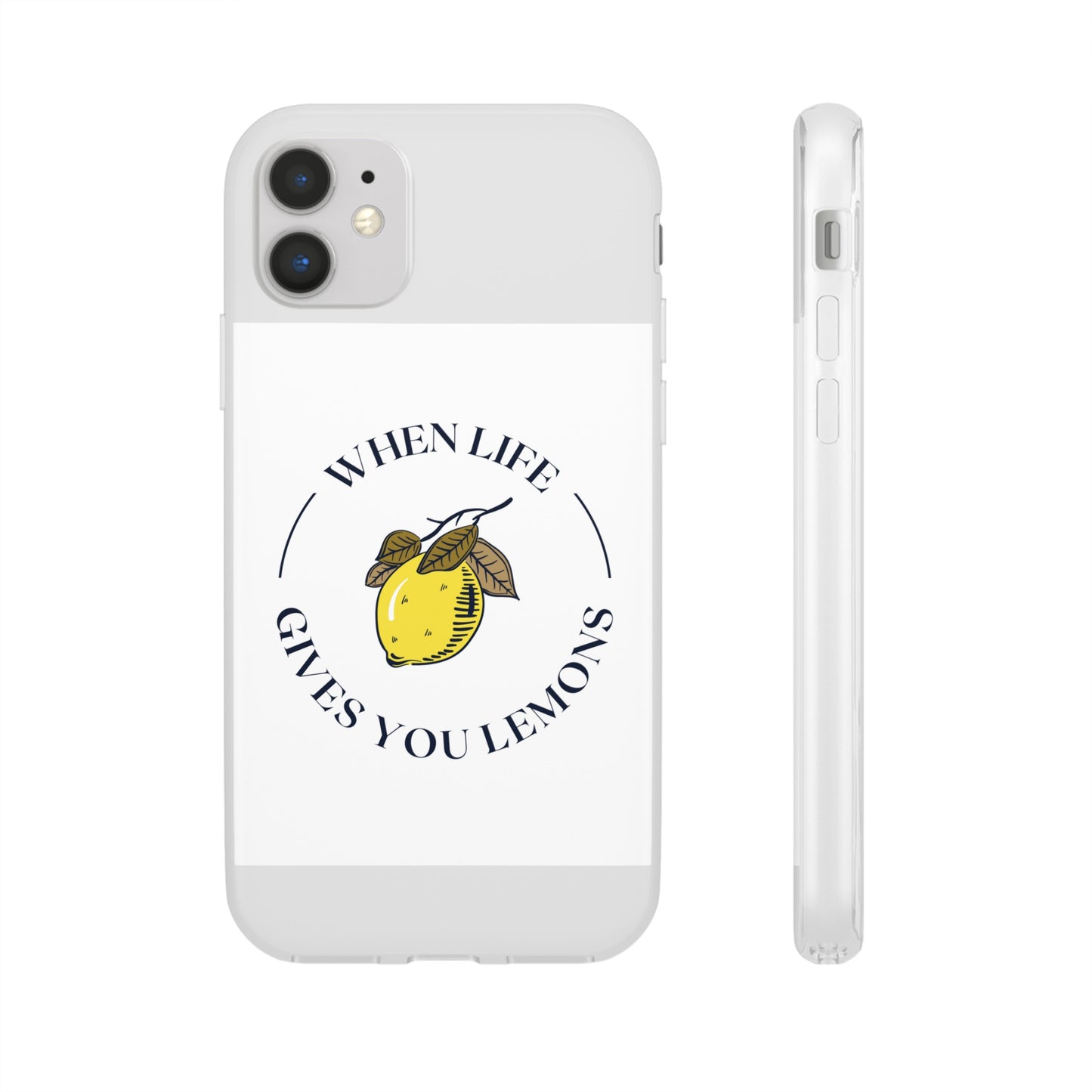 When Life Gives You Lemons Phone Case | iPhone 15 Plus/ Pro, 14, 13, 12| Samsung Galaxy S23 Models