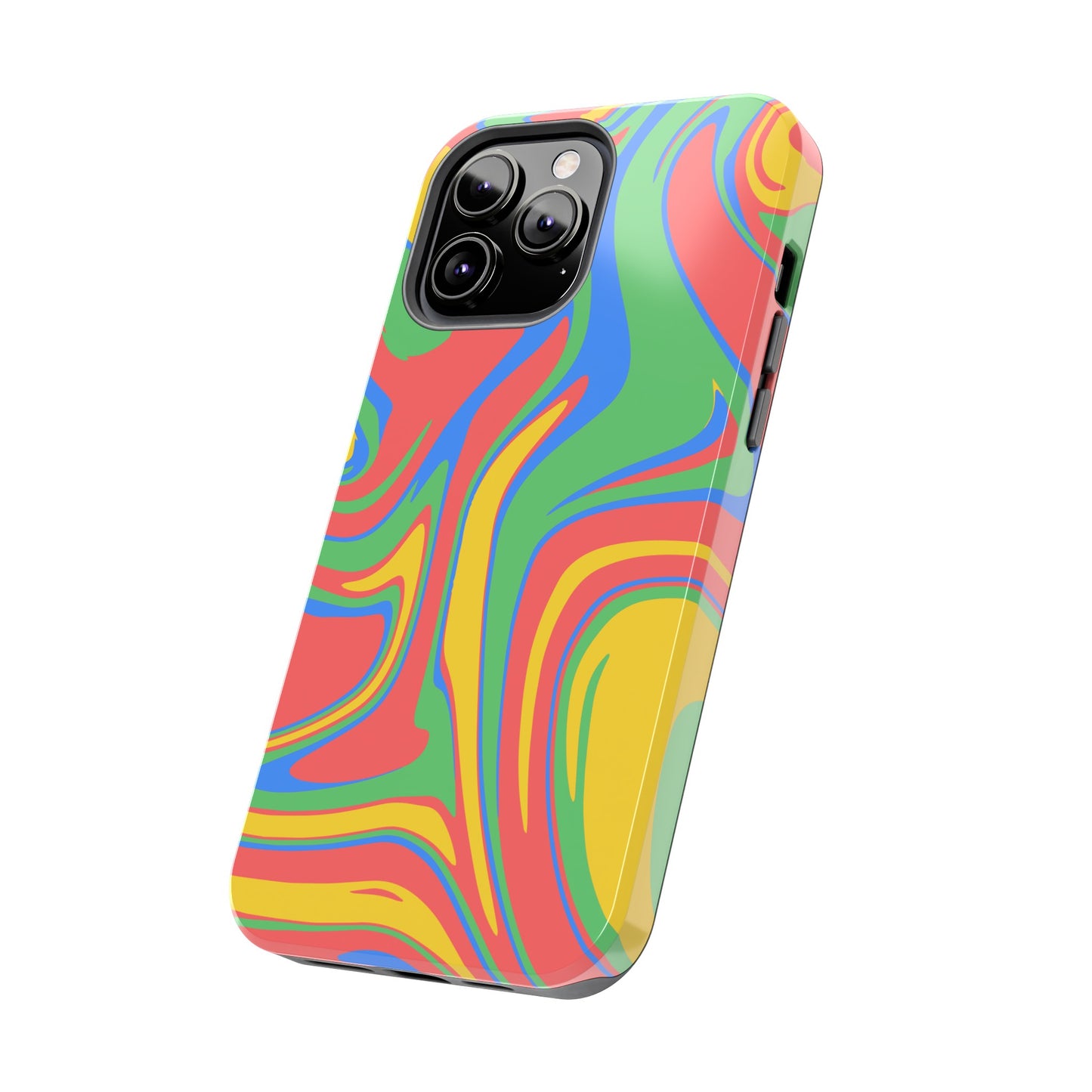 Colourful Marble Phone Case | iPhone 15 Plus/ Pro, 14, 13, 12|