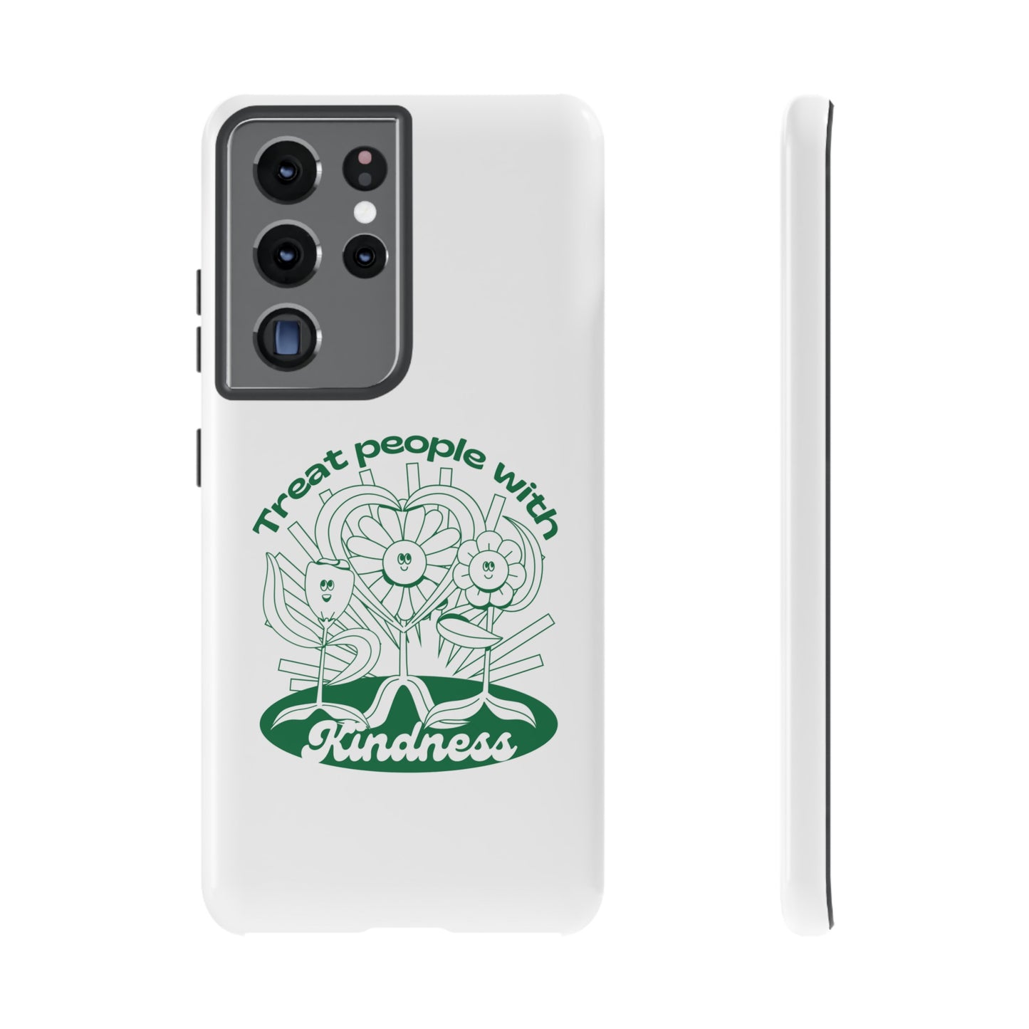 Treat People With Kindness Phone Case | iPhone 15 Plus/ Pro, 14, 13, 12| Google Pixel 7, Pro, 5| Samsung Galaxy S23 All Major Phone Models