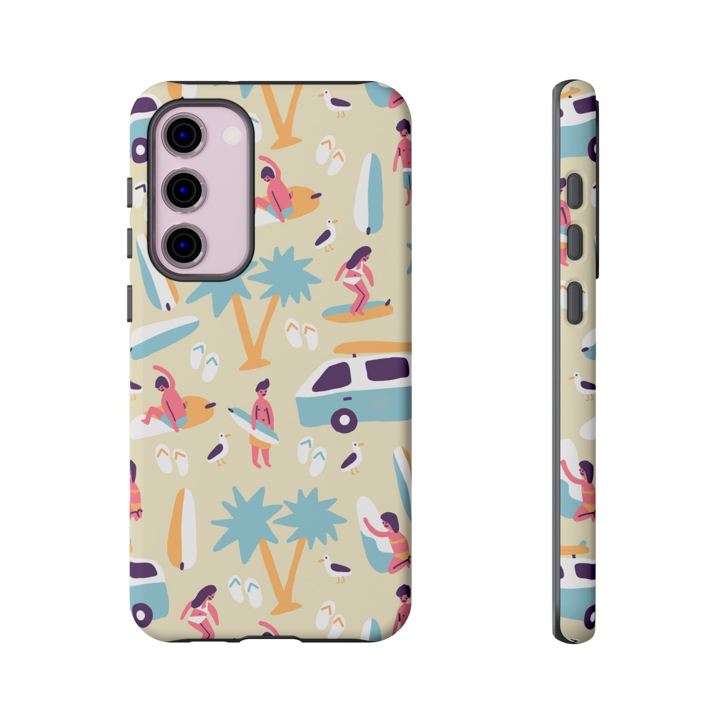 Surfers Wallpaper Phone Case | iPhone 15 Plus/ Pro, 14, 13, 12| Google Pixel 7, Pro, 5| Samsung Galaxy S23 All Major Phone Models