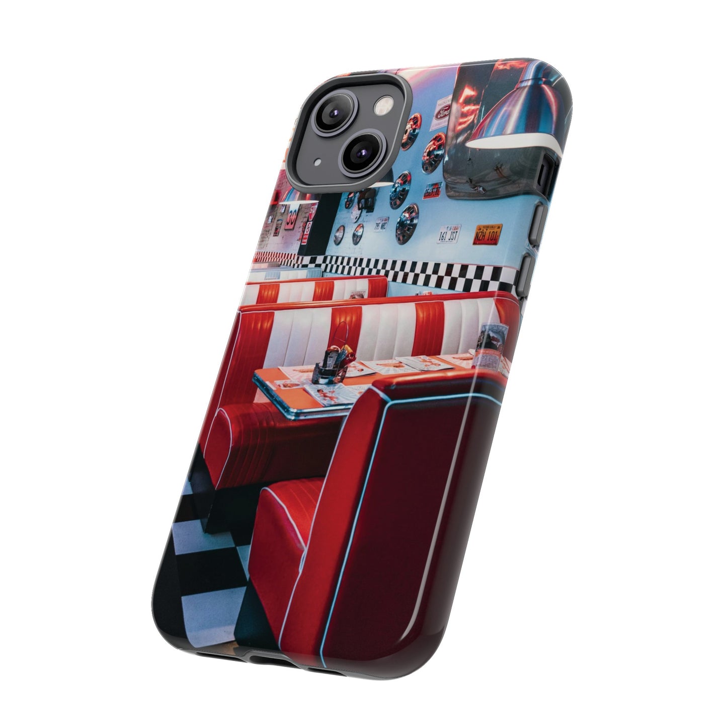 Diner Wallpaper Phone Case | iPhone 15 Plus/ Pro, 14, 13, 12| Google Pixel 7, Pro, 5| Samsung Galaxy S23 All Major Phone Models