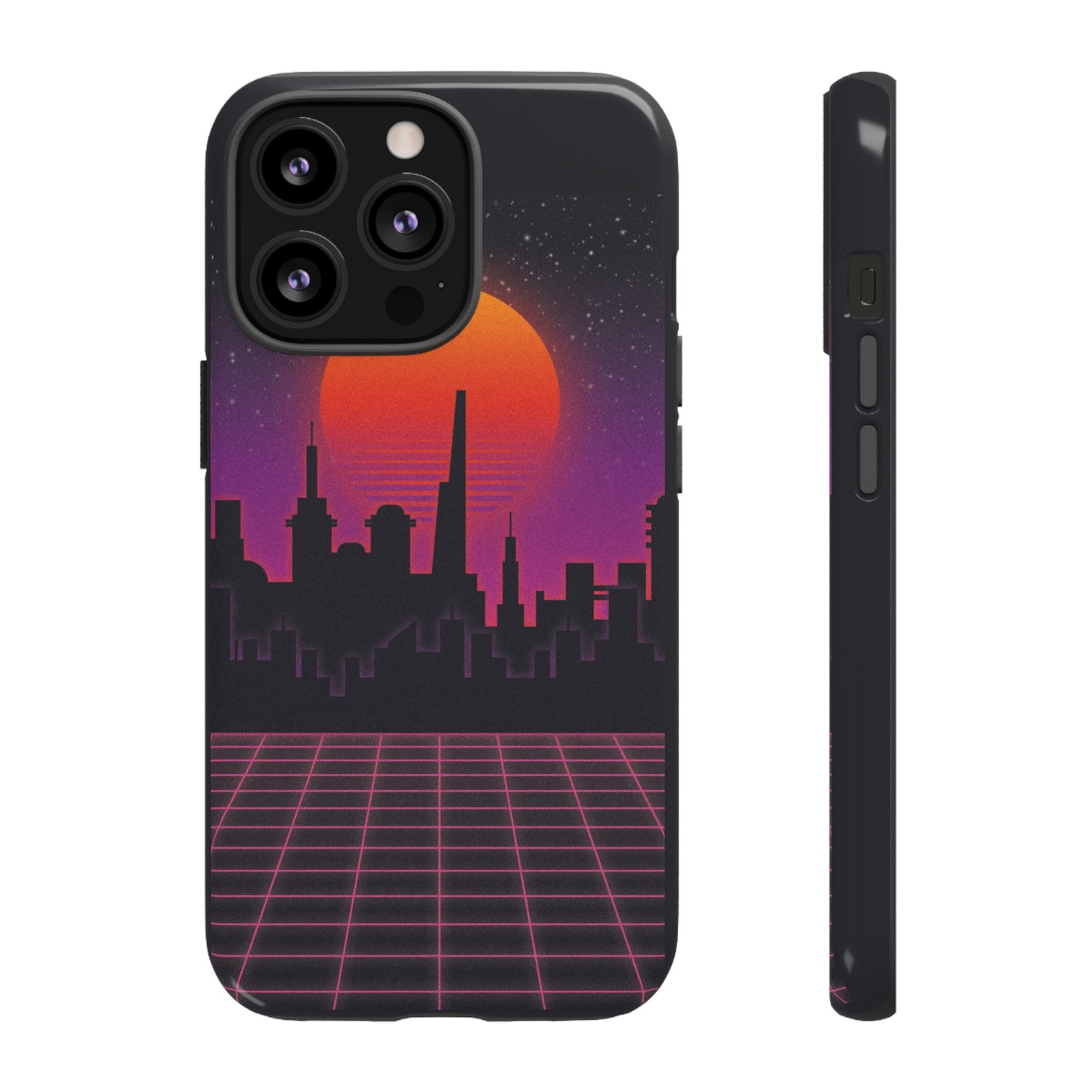 Retro City Phone Case | iPhone 15 Plus/ Pro, 14, 13, 12| Google Pixel 7, Pro, 5| Samsung Galaxy S23 All Major Phone Models