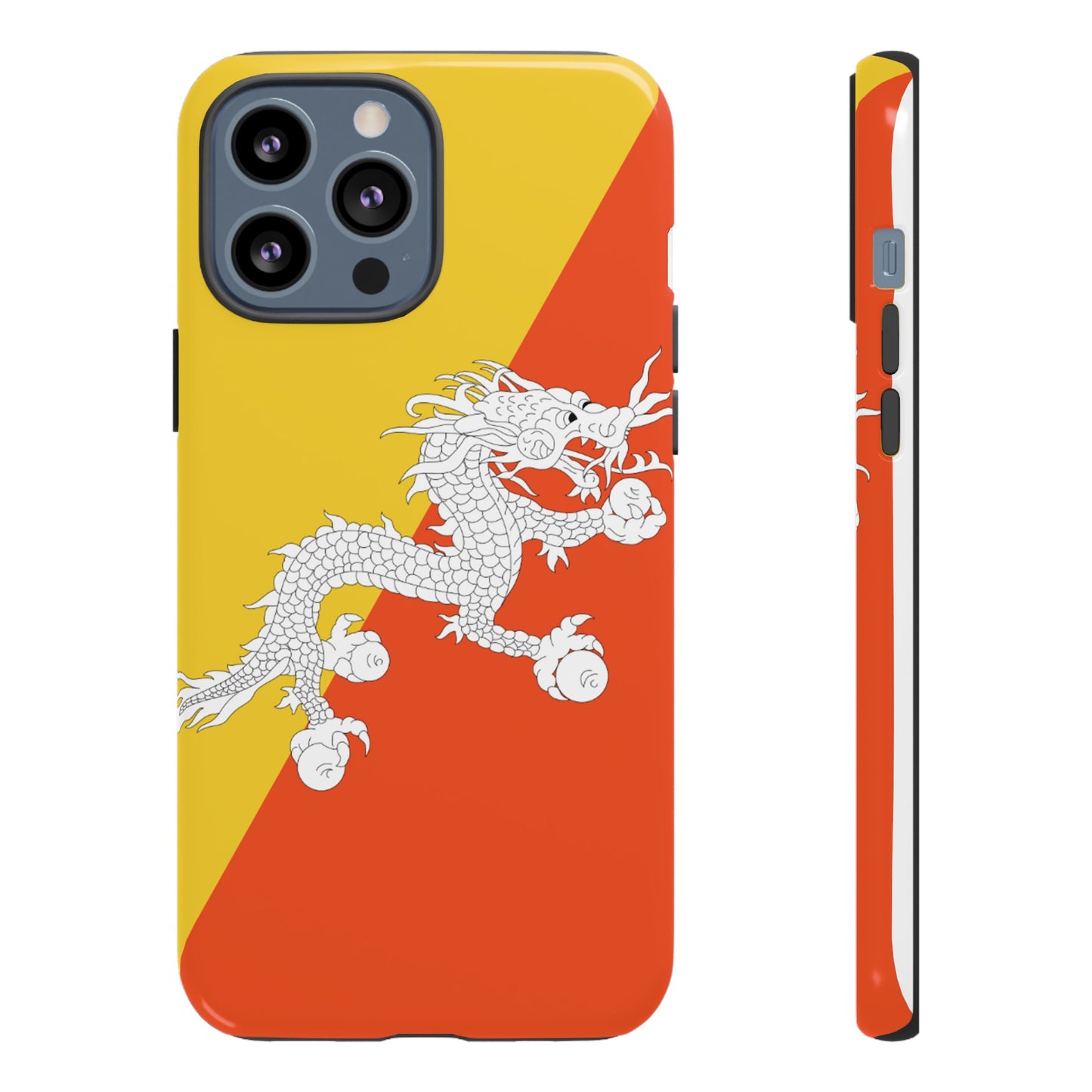 Bhutan Flag Phone Case | iPhone 15 Plus/ Pro, 14, 13, 12| Google Pixel 7, Pro, 5| Samsung Galaxy S23 All Major Phone Models