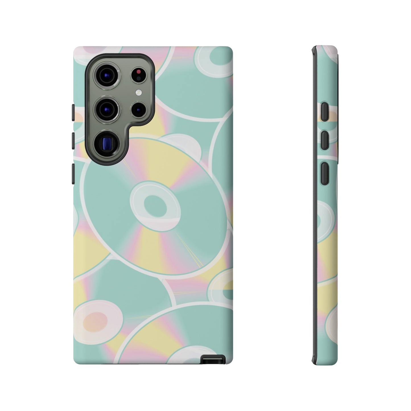 90's CD Wallpaper Phone Case | iPhone 15 Plus/ Pro, 14, 13, 12| Google Pixel 7, Pro, 5| Samsung Galaxy S23 All Major Phone Models