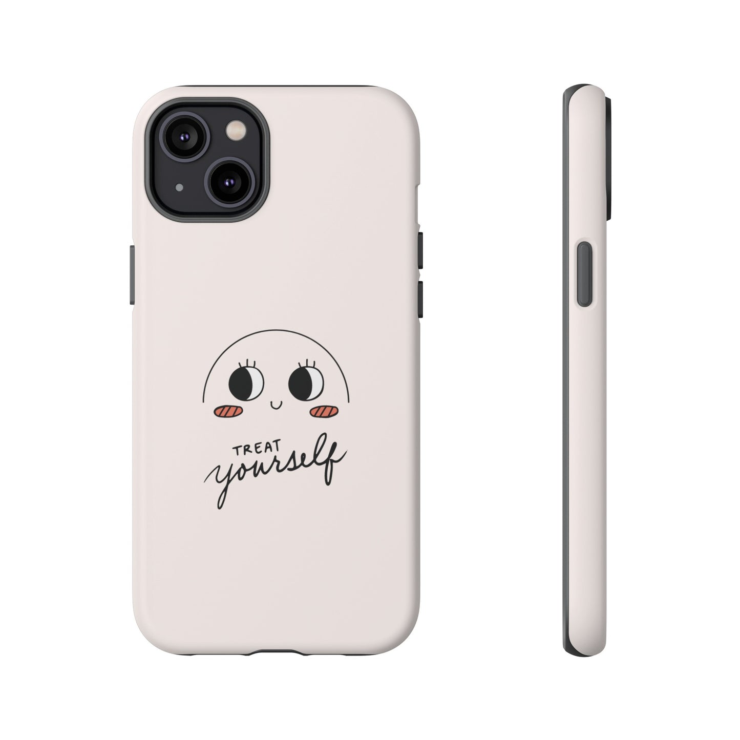 Treat Yourself Wallpaper Phone Case | iPhone 15 Plus/ Pro, 14, 13, 12| Google Pixel 7, Pro, 5| Samsung Galaxy S23 All Major Phone Models