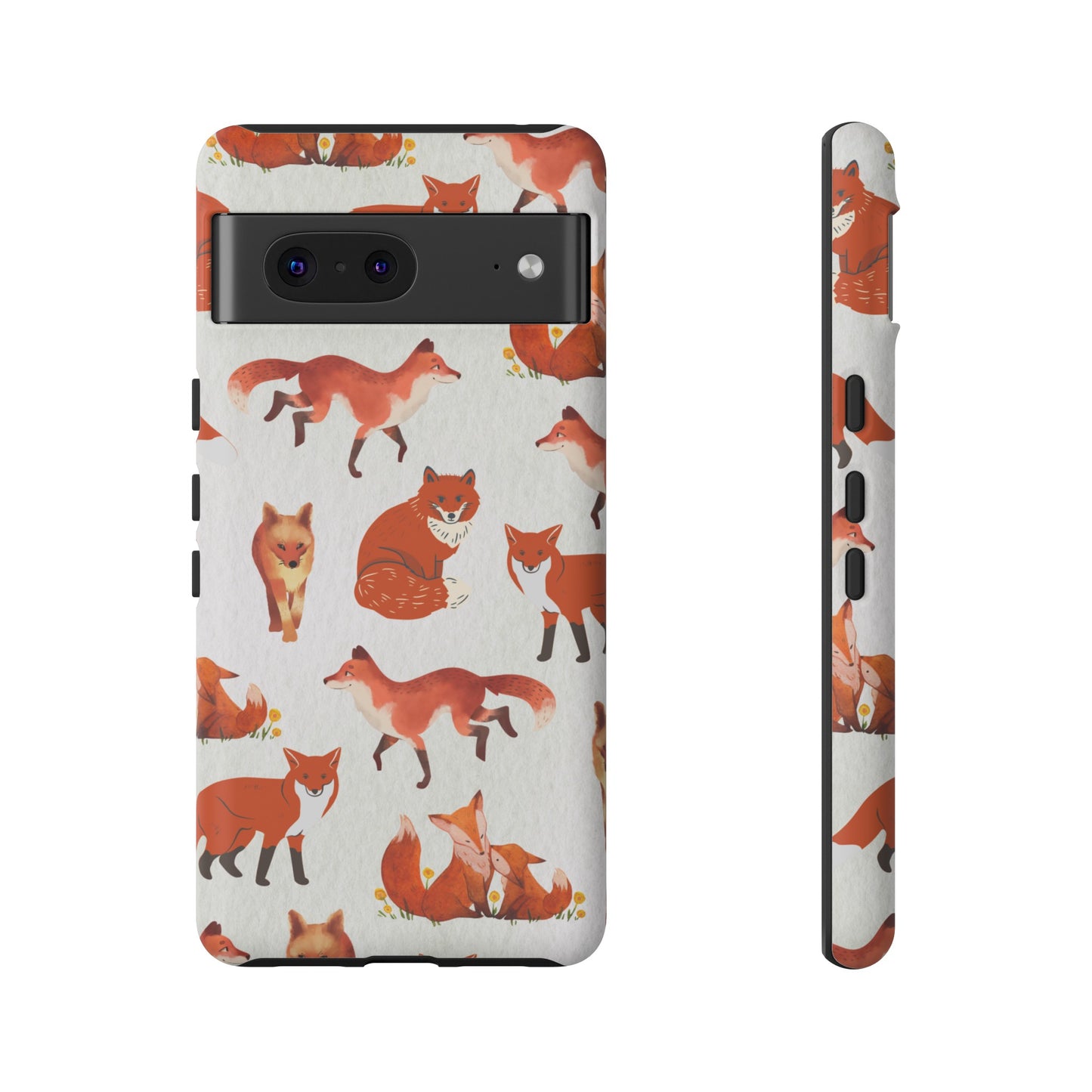 Foxes Wallpaper Phone Case | iPhone 15 Plus/ Pro, 14, 13, 12| Google Pixel 7, Pro, 5| Samsung Galaxy S23 All Major Phone Models