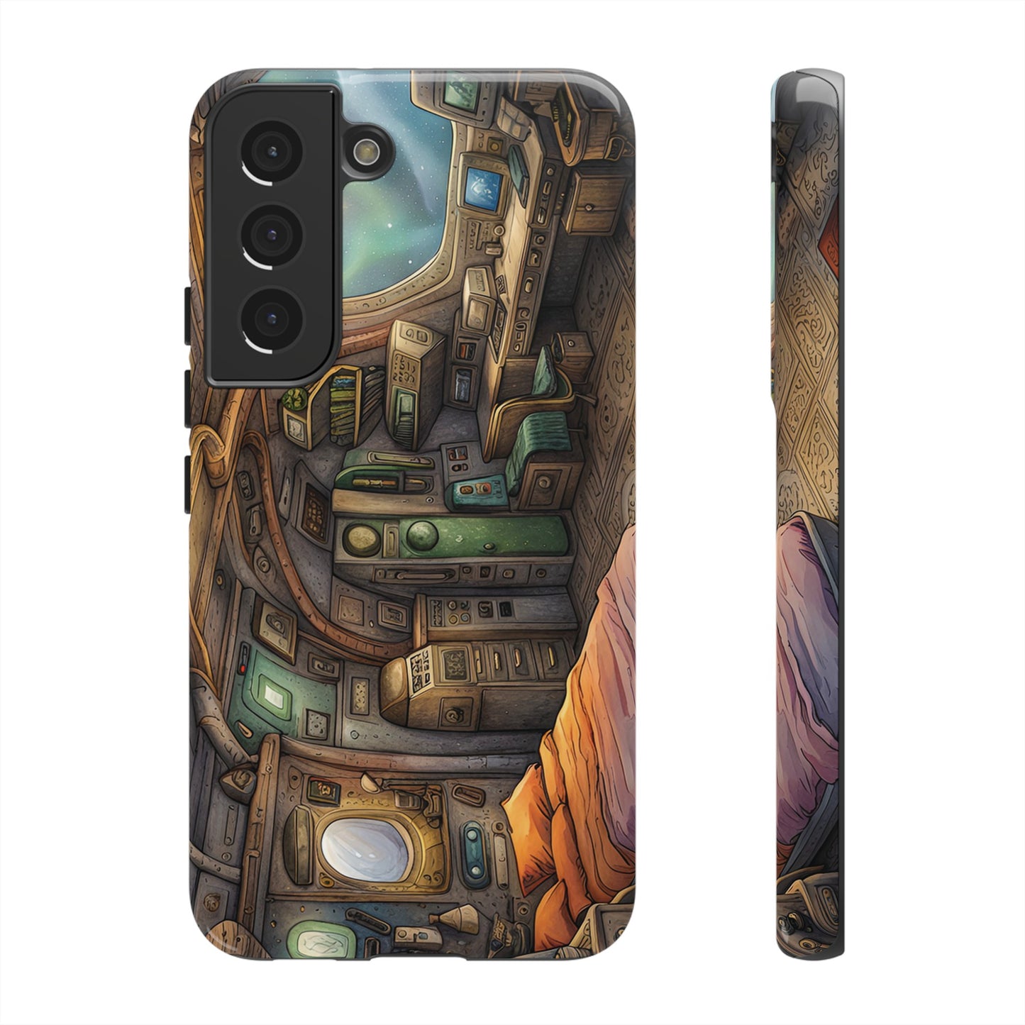 Cosy Spaceship Wallpaper Phone Case | iPhone 15 Plus/ Pro, 14, 13, 12| Google Pixel 7, Pro, 5| Samsung Galaxy S23 All Major Phone Models