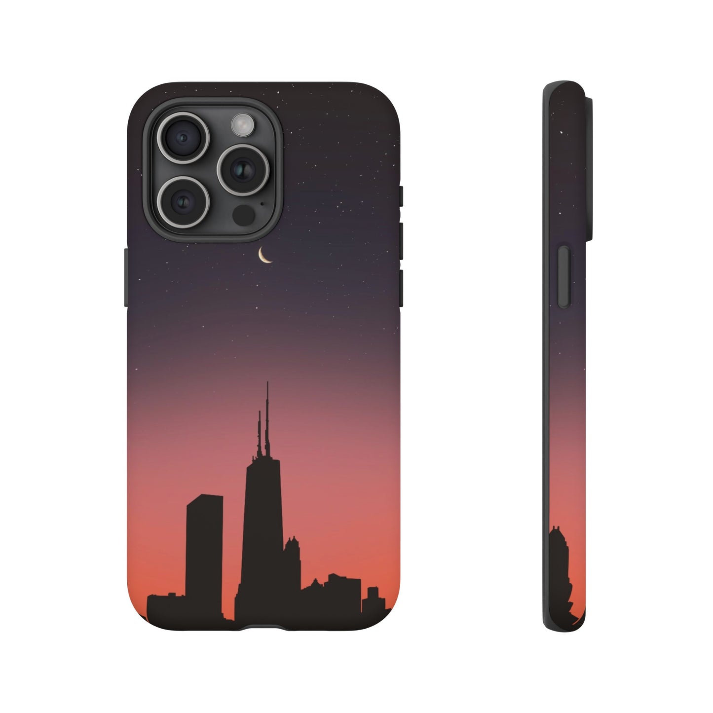 Chicago Skyline Wallpaper Phone Case | iPhone 15 Plus/ Pro, 14, 13, 12| Google Pixel 7, Pro, 5| Samsung Galaxy S23 All Major Phone Models