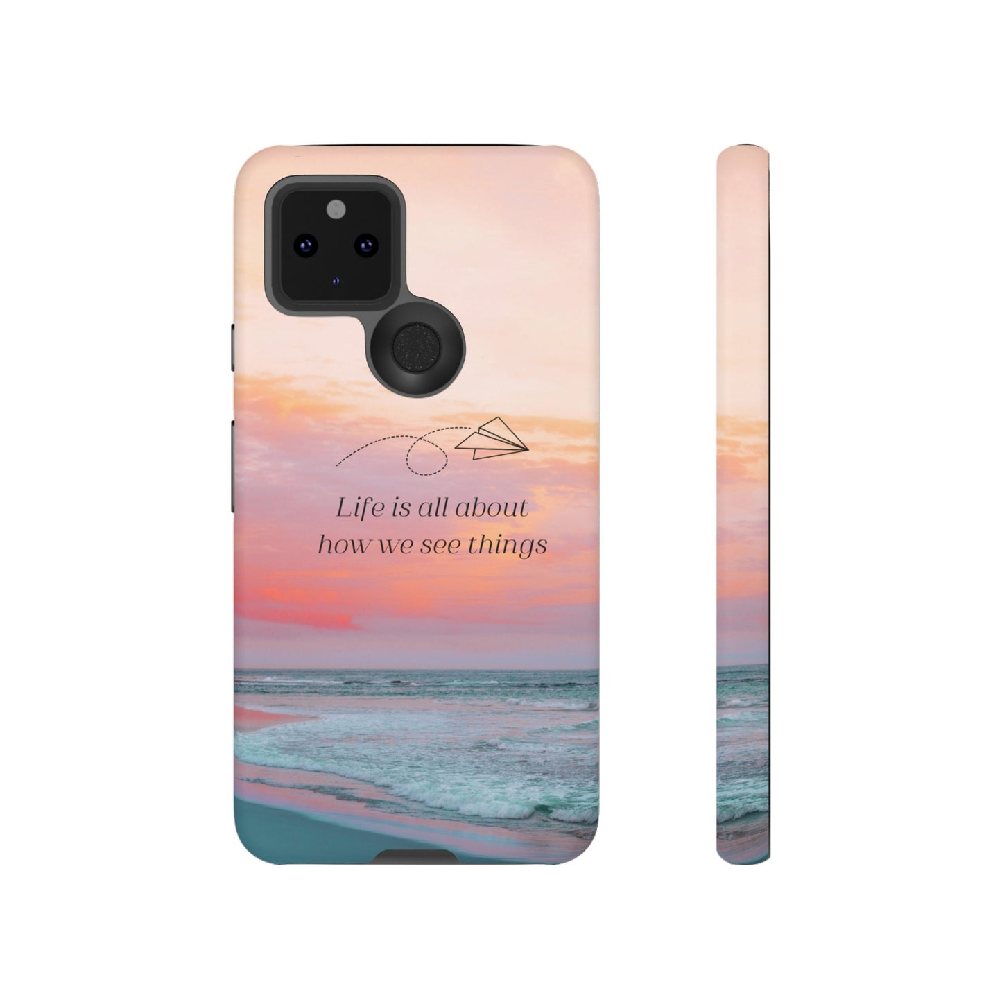 Thoughts at Sunset Phone Case | iPhone 15 Plus/ Pro, 14, 13, 12| Google Pixel 7, Pro, 5| Samsung Galaxy S23 All Major Phone Models