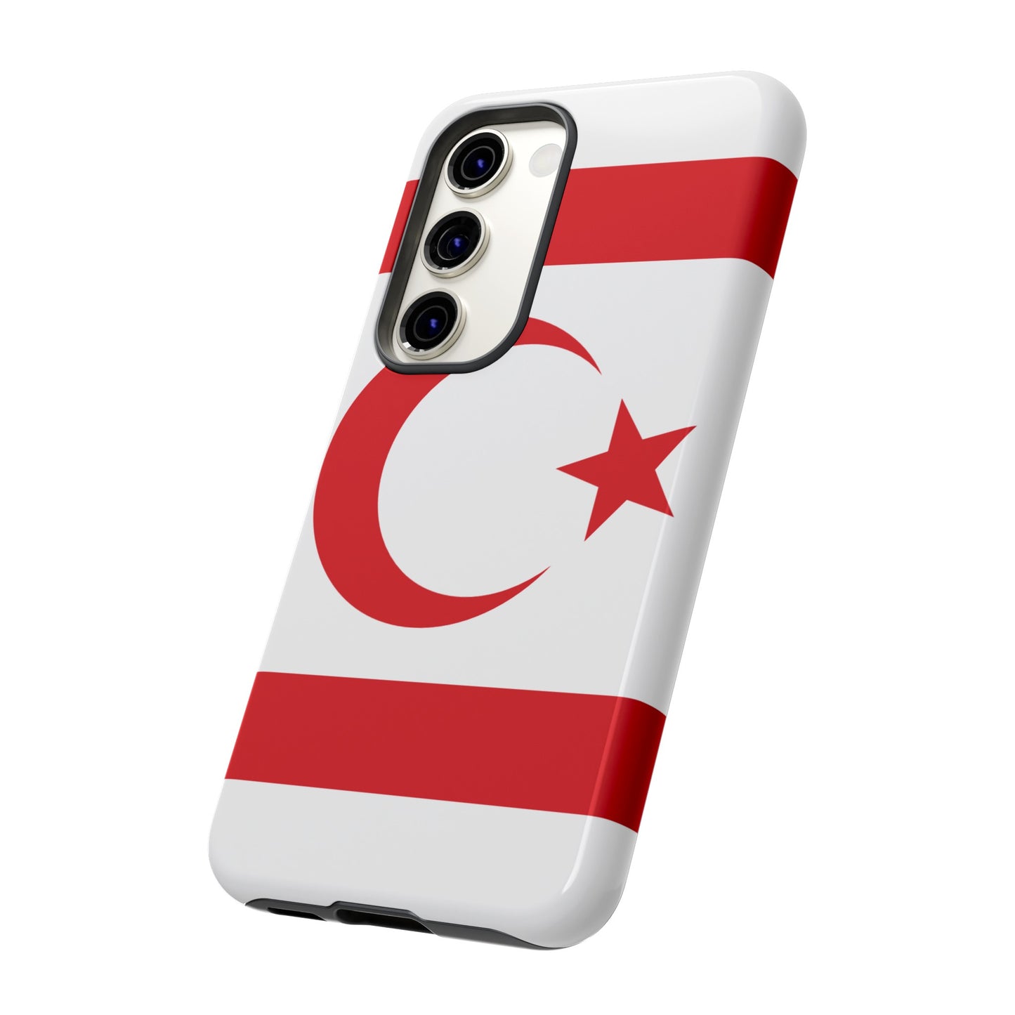 Northern Cyprus Flag Phone Case | iPhone 15 Plus/ Pro, 14, 13, 12| Google Pixel 7, Pro, 5| Samsung Galaxy S23 All Major Phone Models