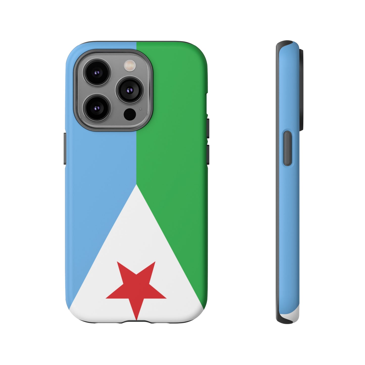 Djibouti Flag Phone Case | iPhone 15 Plus/ Pro, 14, 13, 12| Google Pixel 7, Pro, 5| Samsung Galaxy S23 All Major Phone Models