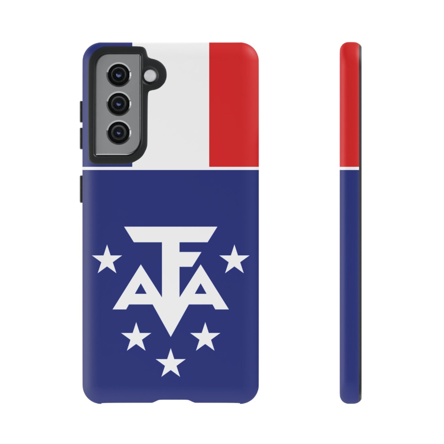 French Southern And Antarctic Lands Flag Phone Case | iPhone 15 Plus/ Pro, 14, 13, 12| Google Pixel 7, Pro, 5| Samsung Galaxy S23 All Major Phone Models