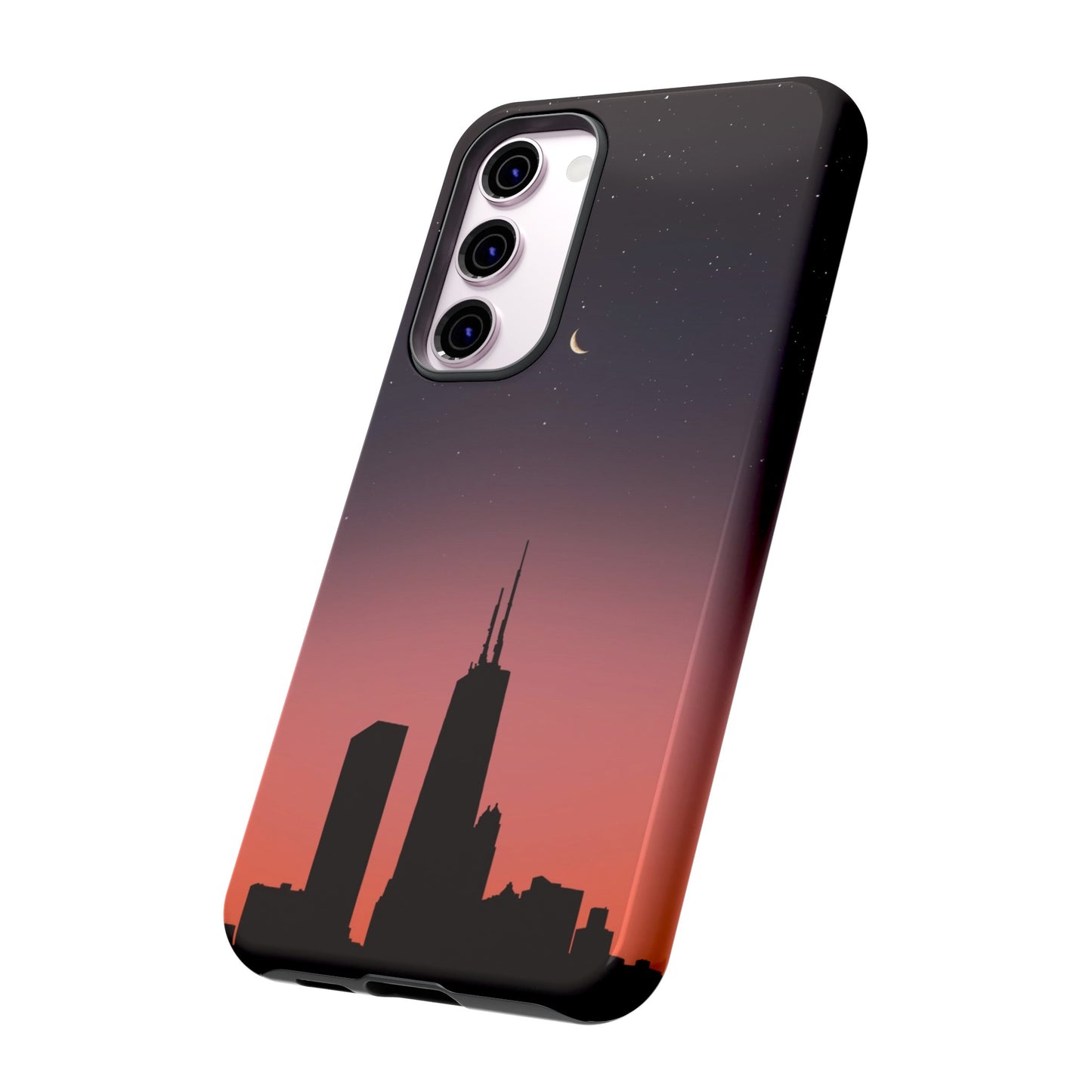 Chicago Skyline Wallpaper Phone Case | iPhone 15 Plus/ Pro, 14, 13, 12| Google Pixel 7, Pro, 5| Samsung Galaxy S23 All Major Phone Models