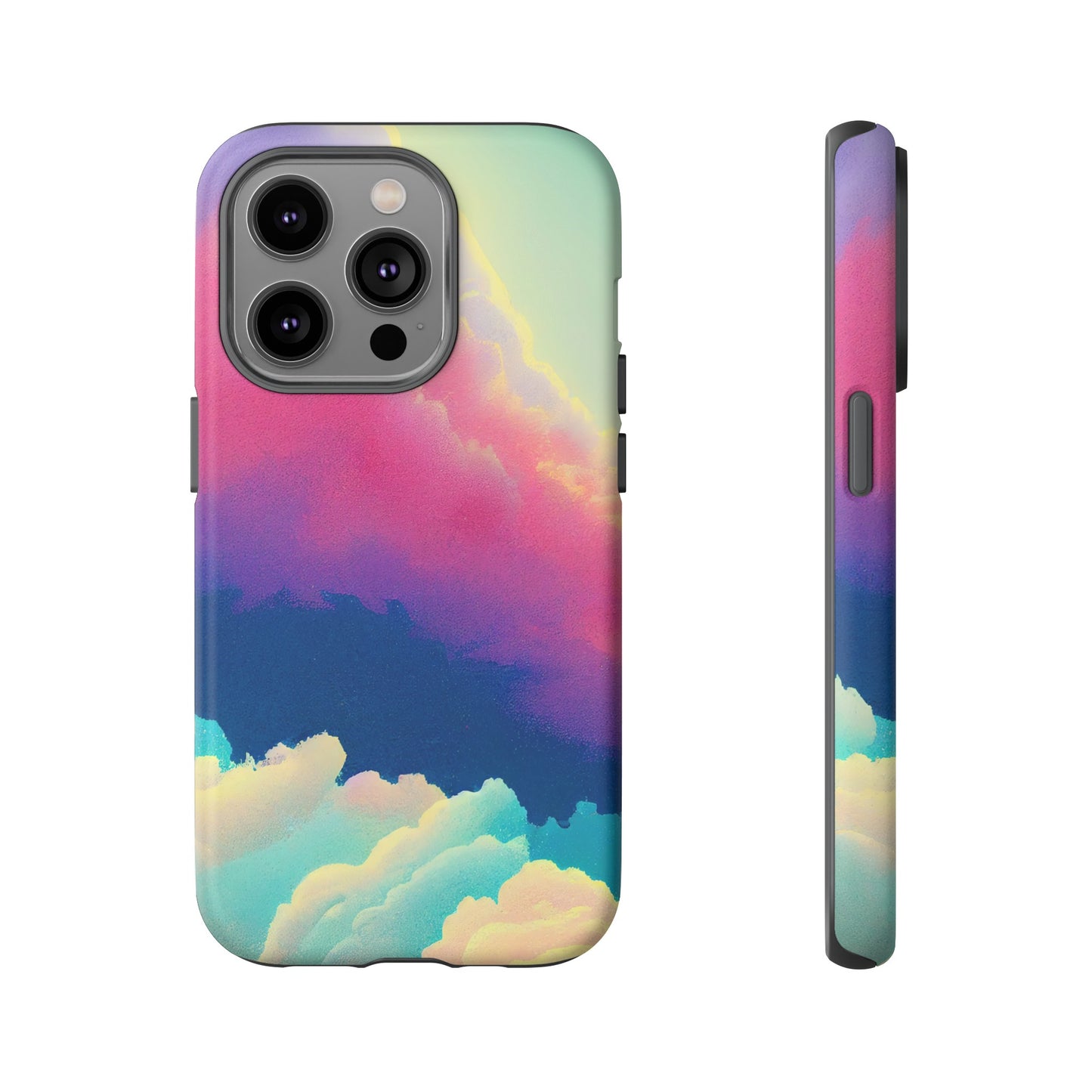 Colourful Clouds Wallpaper Phone Case | iPhone 15 Plus/ Pro, 14, 13, 12| Google Pixel 7, Pro, 5| Samsung Galaxy S23 All Major Phone Models