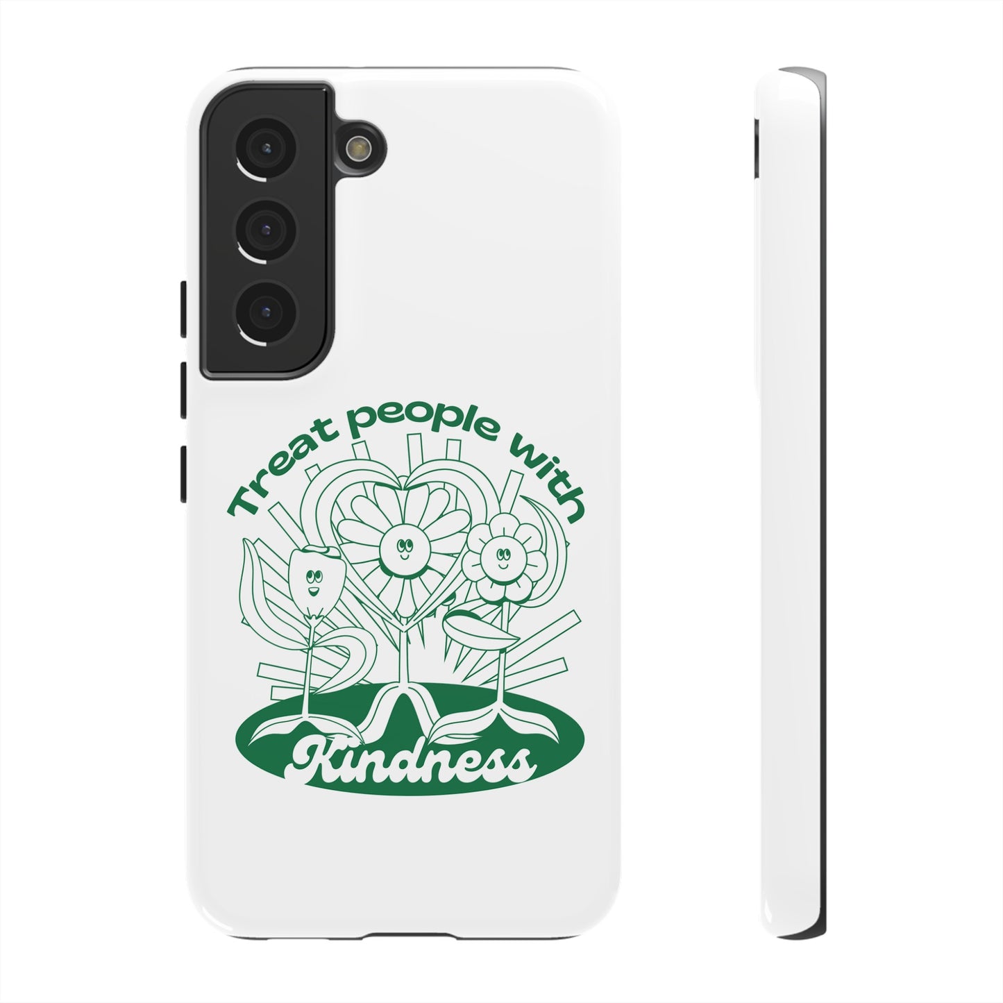 Treat People With Kindness Phone Case | iPhone 15 Plus/ Pro, 14, 13, 12| Google Pixel 7, Pro, 5| Samsung Galaxy S23 All Major Phone Models