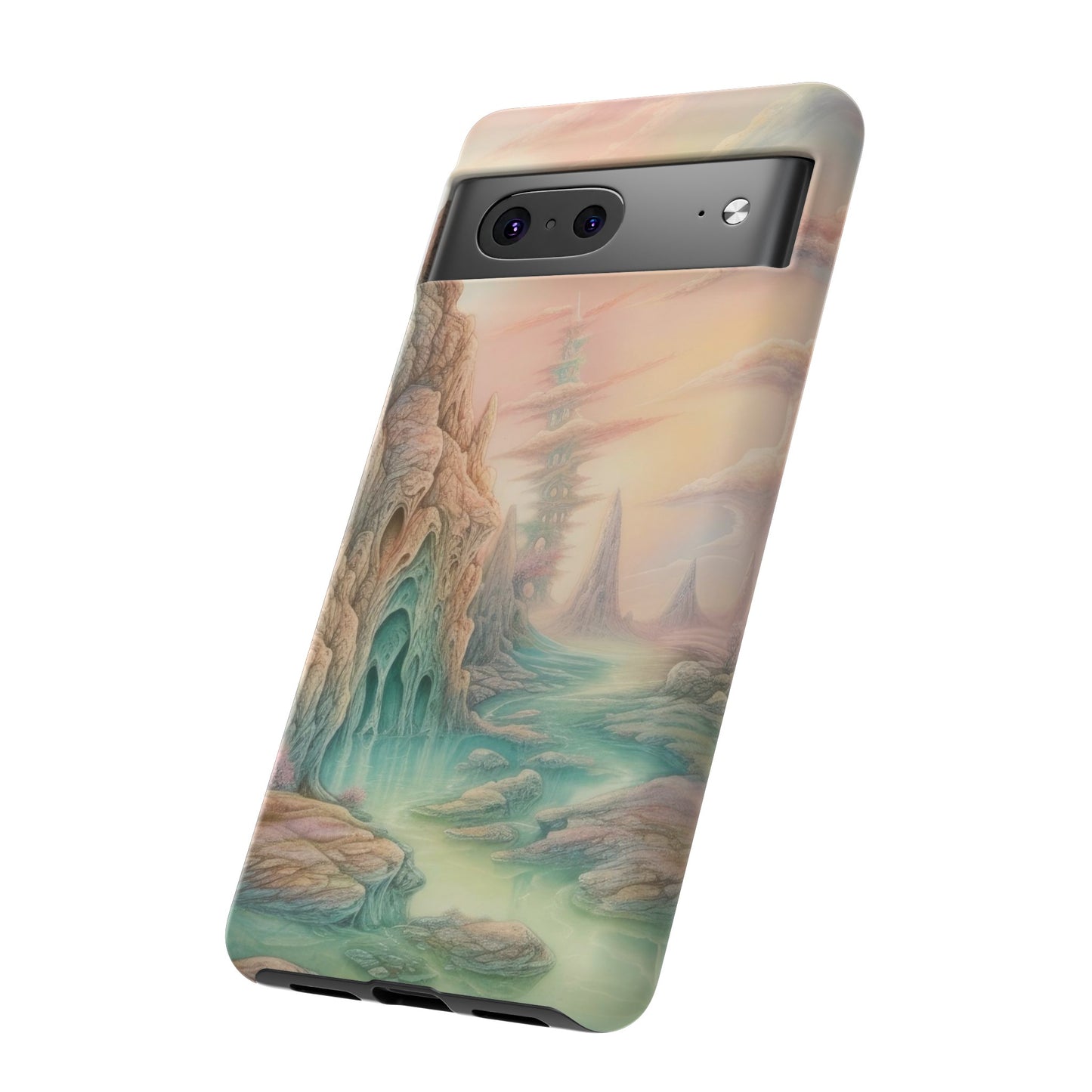 Caves Sci-Fi Wallpaper Phone Case | iPhone 15 Plus/ Pro, 14, 13, 12| Google Pixel 7, Pro, 5| Samsung Galaxy S23 All Major Phone Models