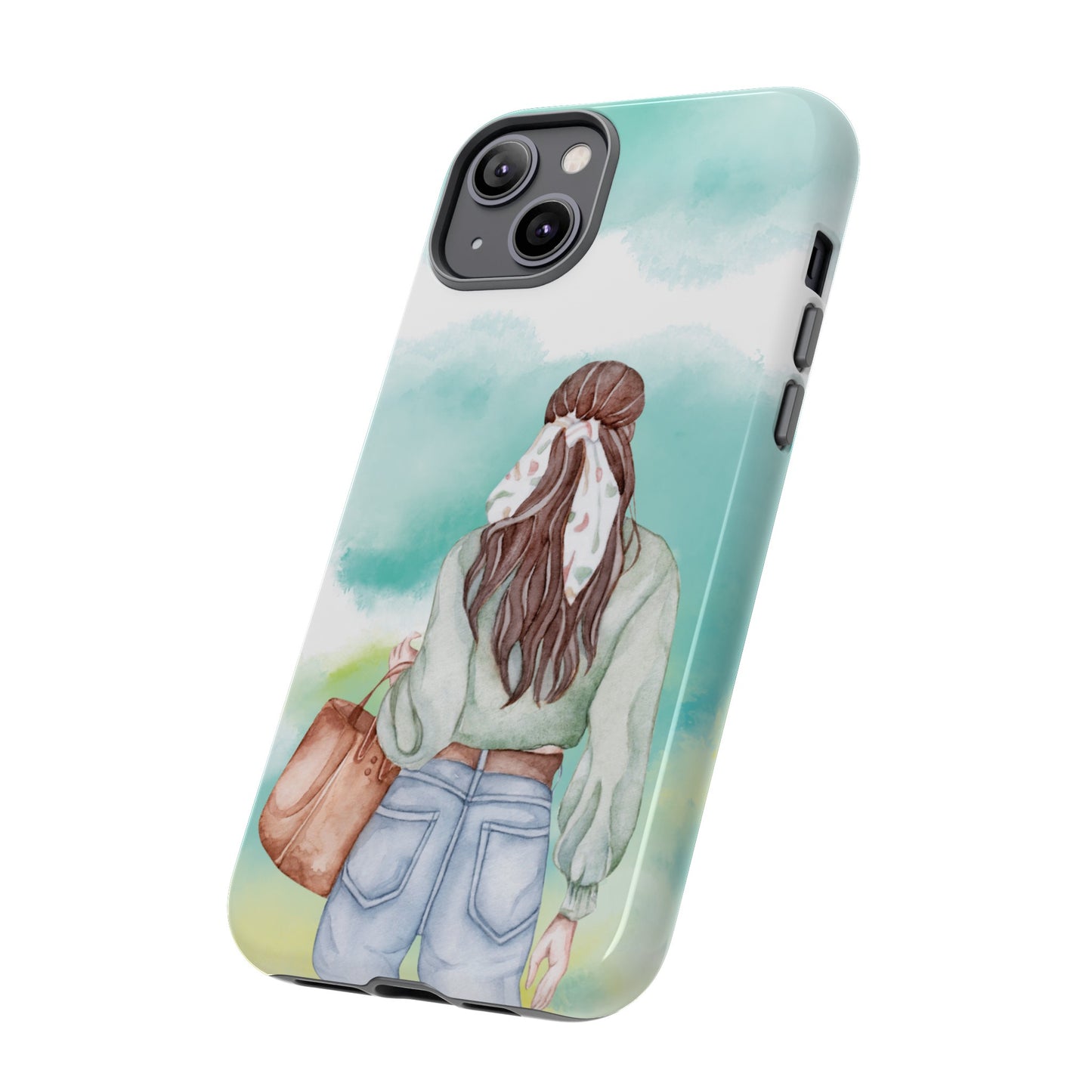 Girl Wallpaper Phone Case | iPhone 15 Plus/ Pro, 14, 13, 12| Google Pixel 7, Pro, 5| Samsung Galaxy S23 All Major Phone Models