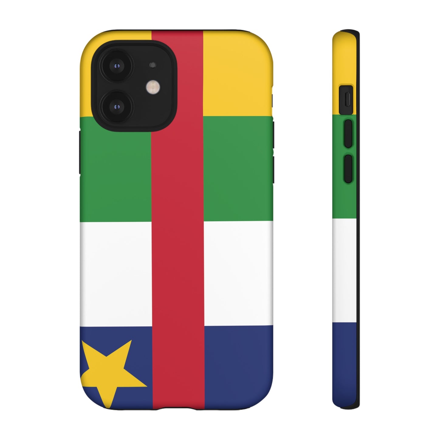 Central African Republic Flag Phone Case | iPhone 15 Plus/ Pro, 14, 13, 12| Google Pixel 7, Pro, 5| Samsung Galaxy S23 All Major Phone Models