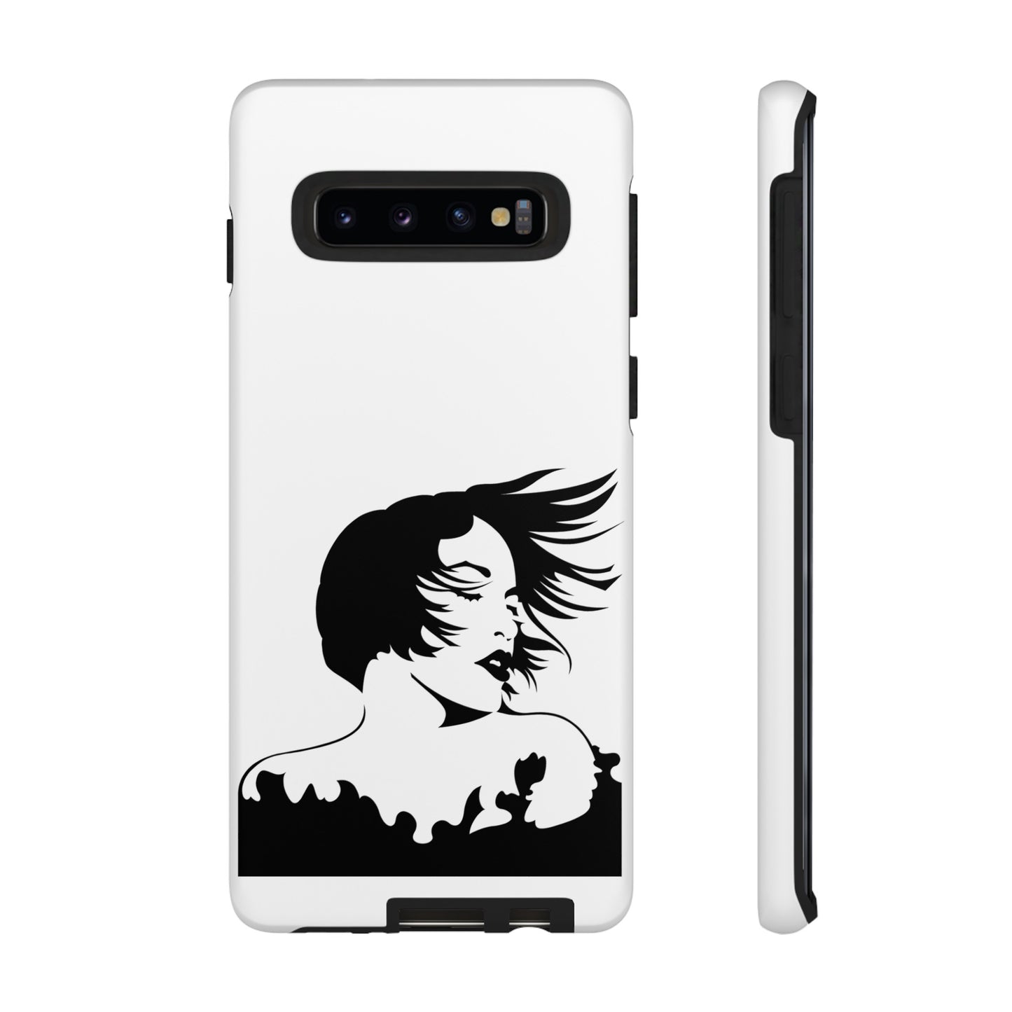 Woman In The Wind Phone Case | iPhone 15 Plus/ Pro, 14, 13, 12| Google Pixel 7, Pro, 5| Samsung Galaxy S23 All Major Phone Models