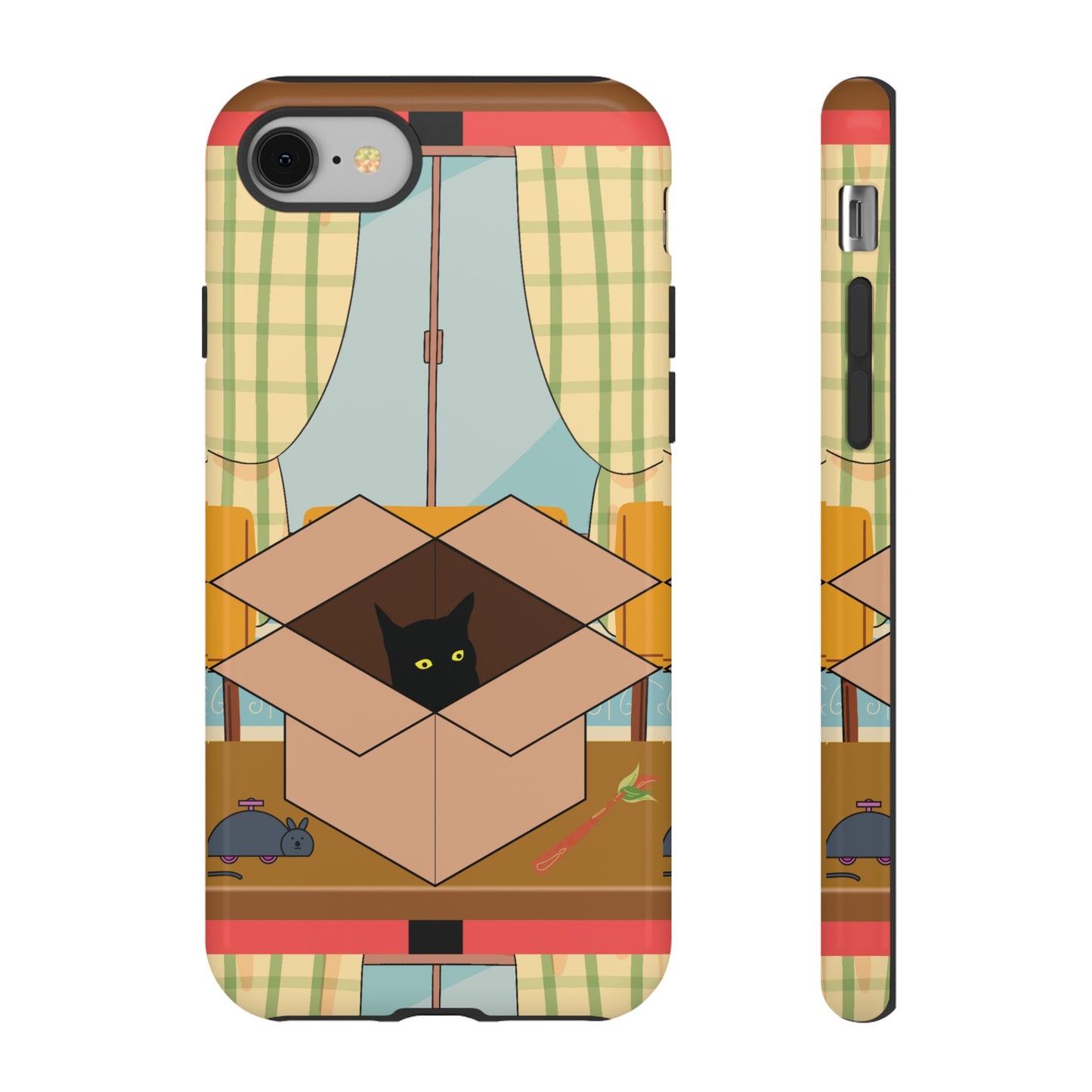 Cat In The Box Phone Case | iPhone 15 Plus/ Pro, 14, 13, 12| Google Pixel 7, Pro, 5| Samsung Galaxy S23 All Major Phone Models