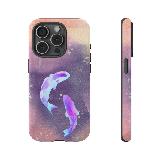 Cosmic Koi Phone Case | iPhone 15 Plus/ Pro, 14, 13, 12| Google Pixel 7, Pro, 5| Samsung Galaxy S23 All Major Phone Models