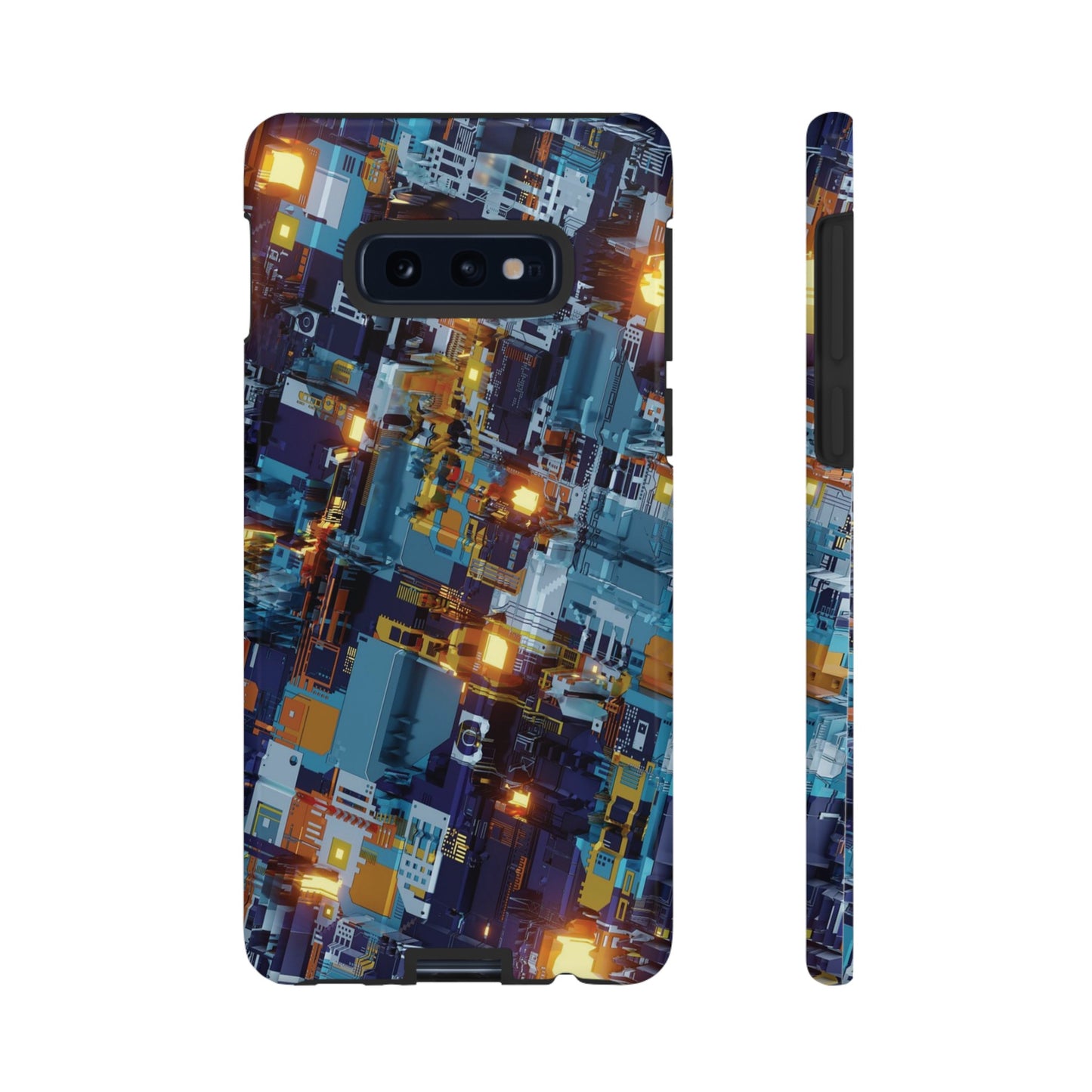 Computer Circuit Board Wallpaper Phone Case | iPhone 15 Plus/ Pro, 14, 13, 12| Google Pixel 7, Pro, 5| Samsung Galaxy S23 All Major Phone Models