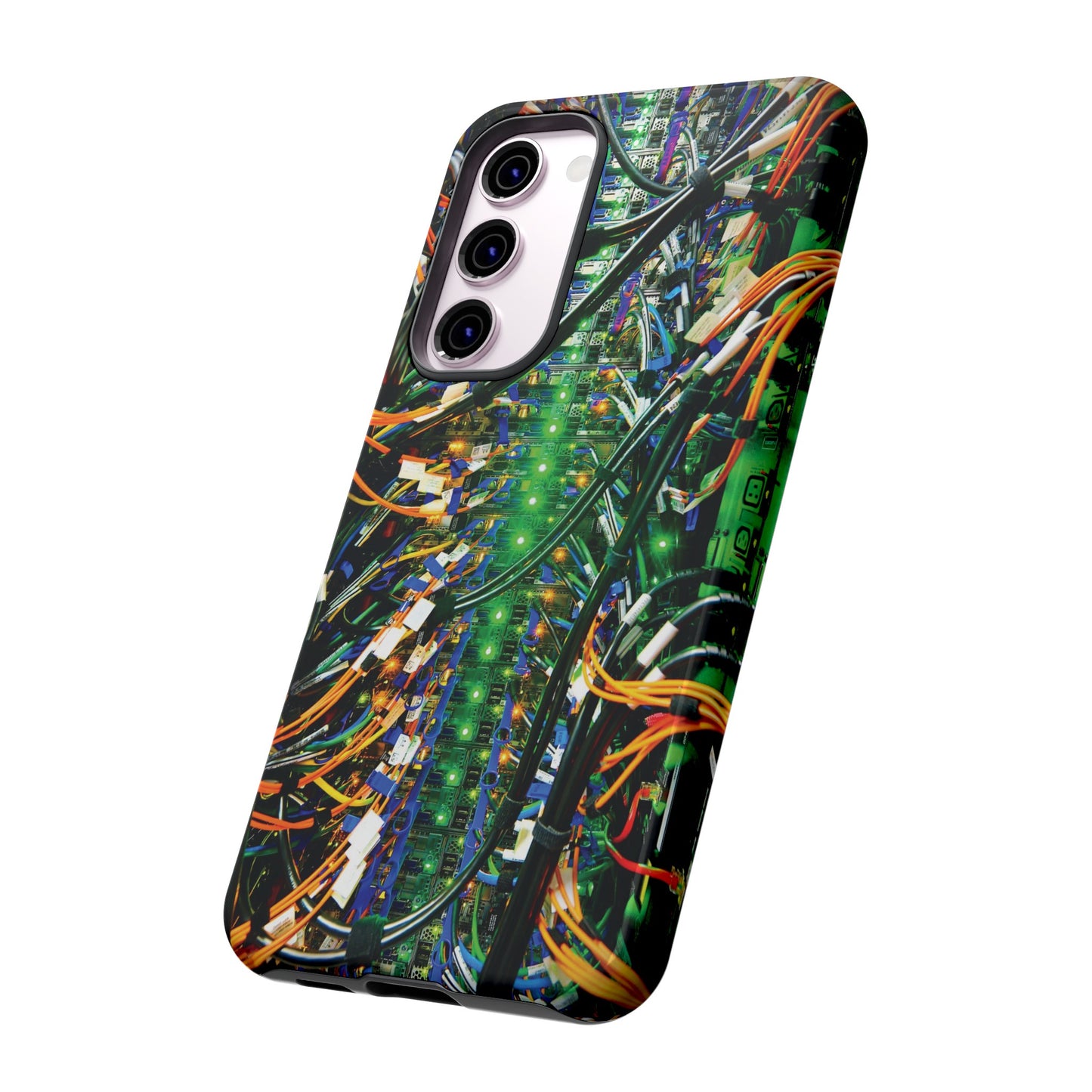 Green Computer Circuitboard Wallpaper Phone Case | iPhone 15 Plus/ Pro, 14, 13, 12| Google Pixel 7, Pro, 5| Samsung Galaxy S23 All Major Phone Models